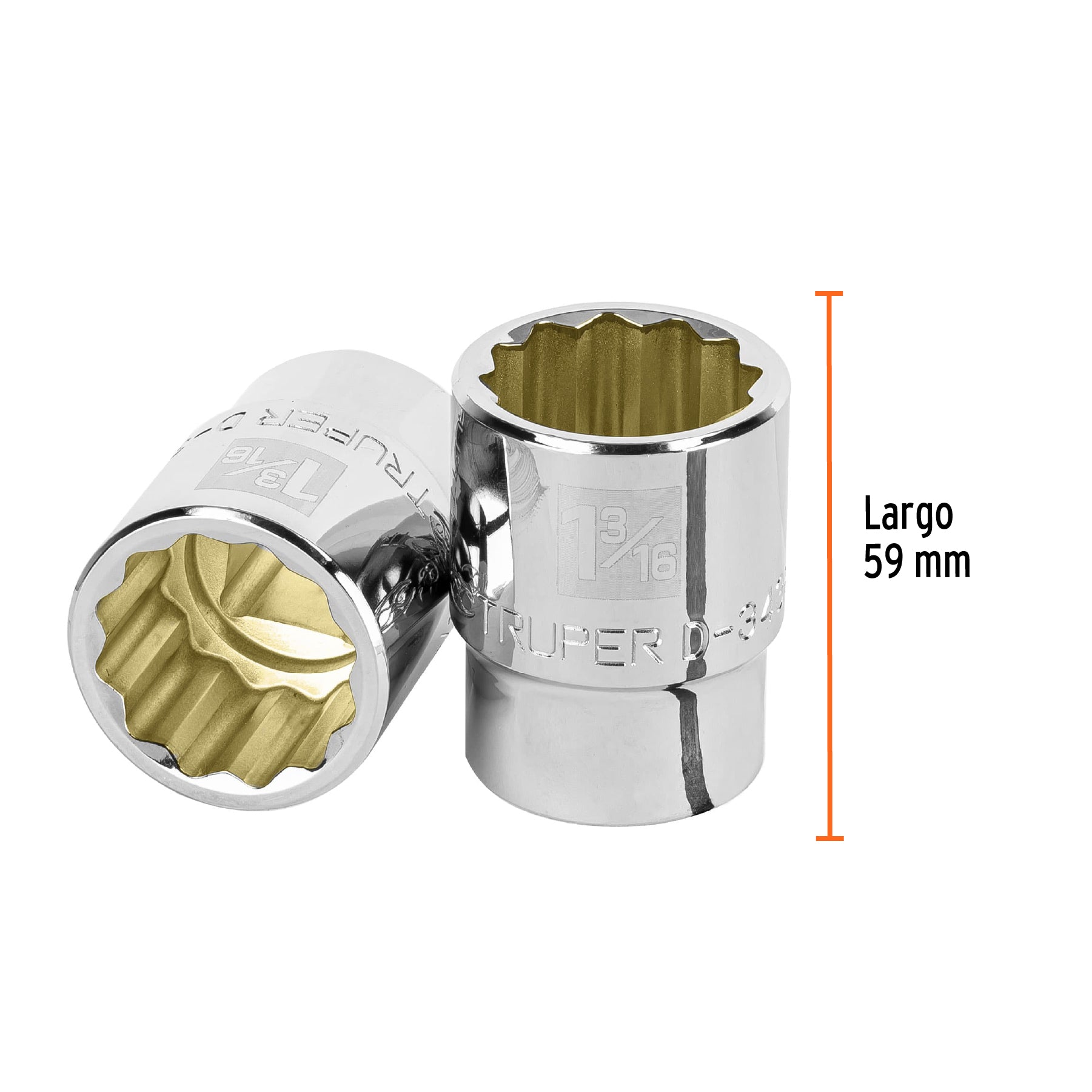 Dado de 12 puntas, cuadro 3/4" de 1-3/16"