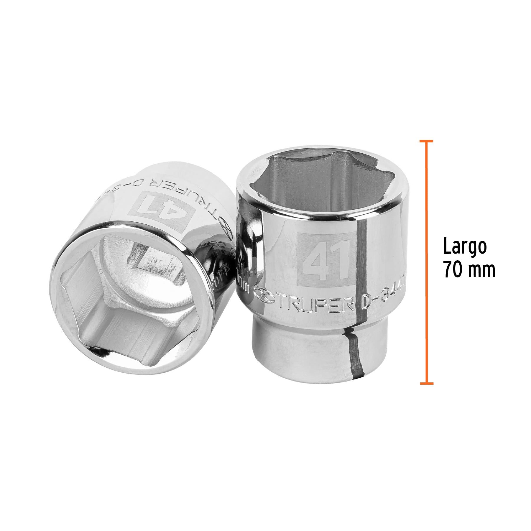 Dado de 6 puntas, cuadro 3/4" de 41mm