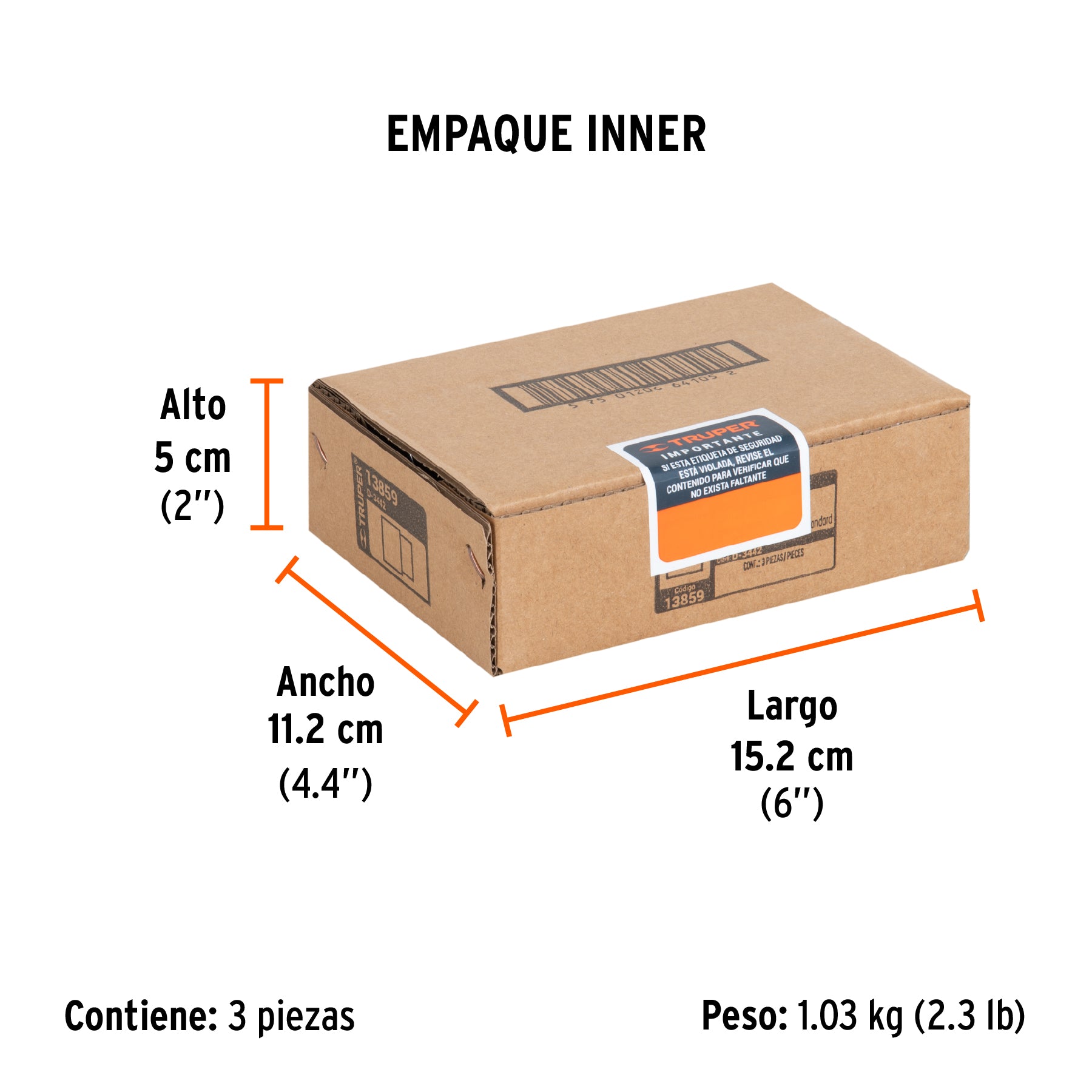 Dado de 12 puntas, cuadro 3/4" de 1-5/16"