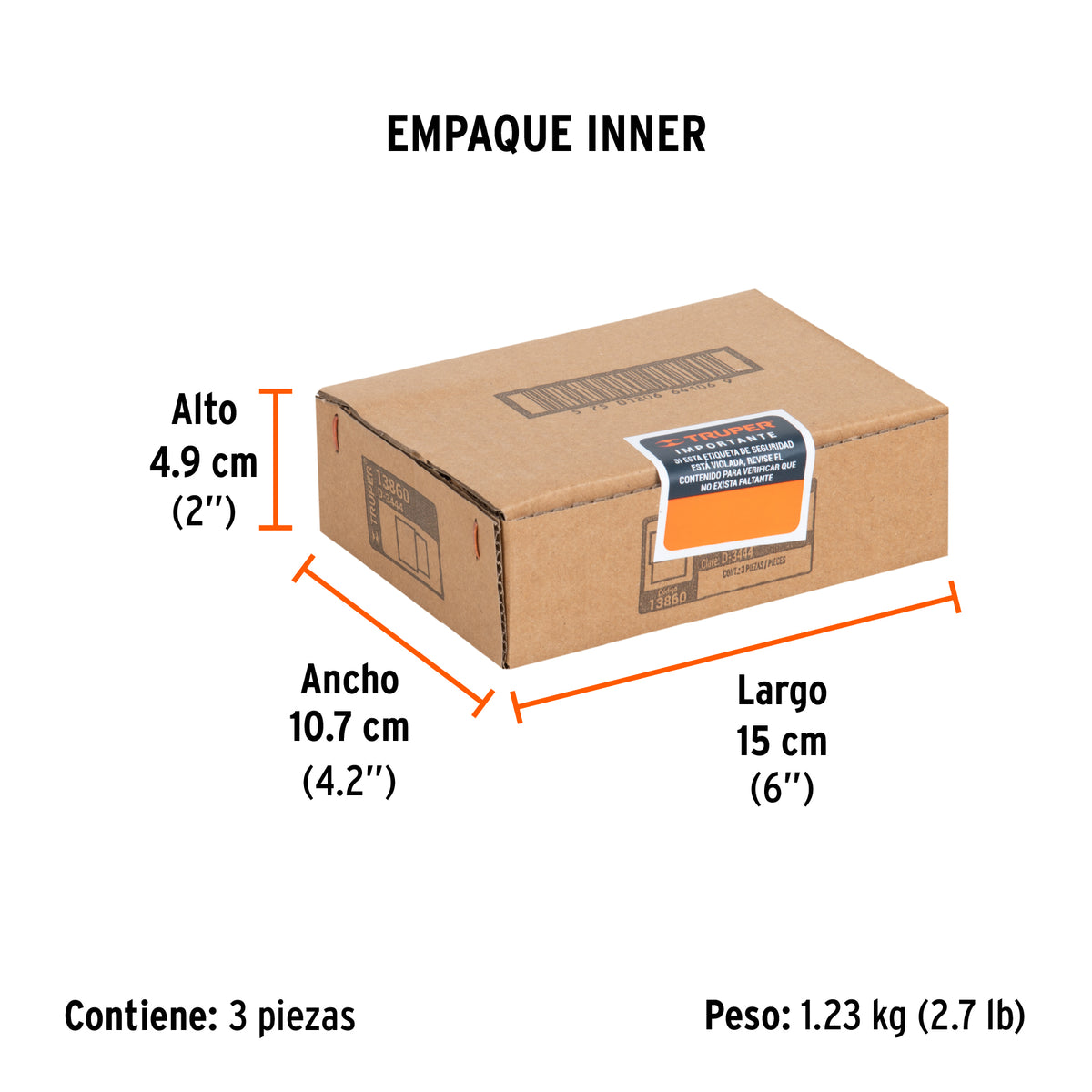 Dado de 12 puntas, cuadro 3/4" de 1-3/8"