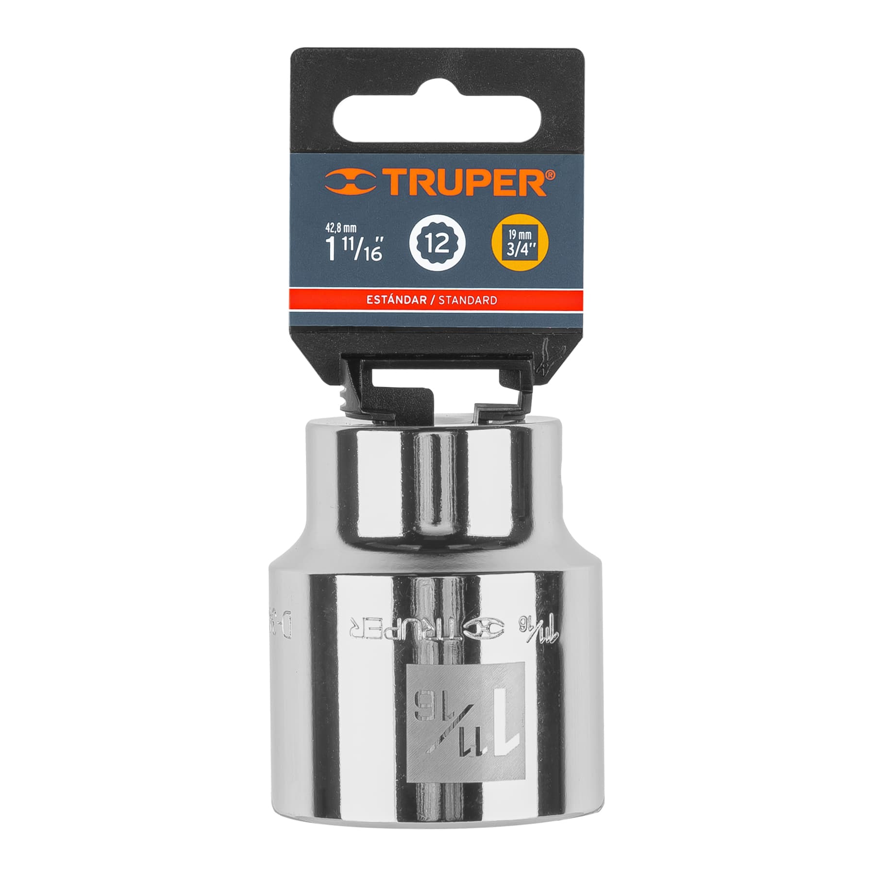 Dado de 12 puntas, cuadro 3/4" de 1-11/16"