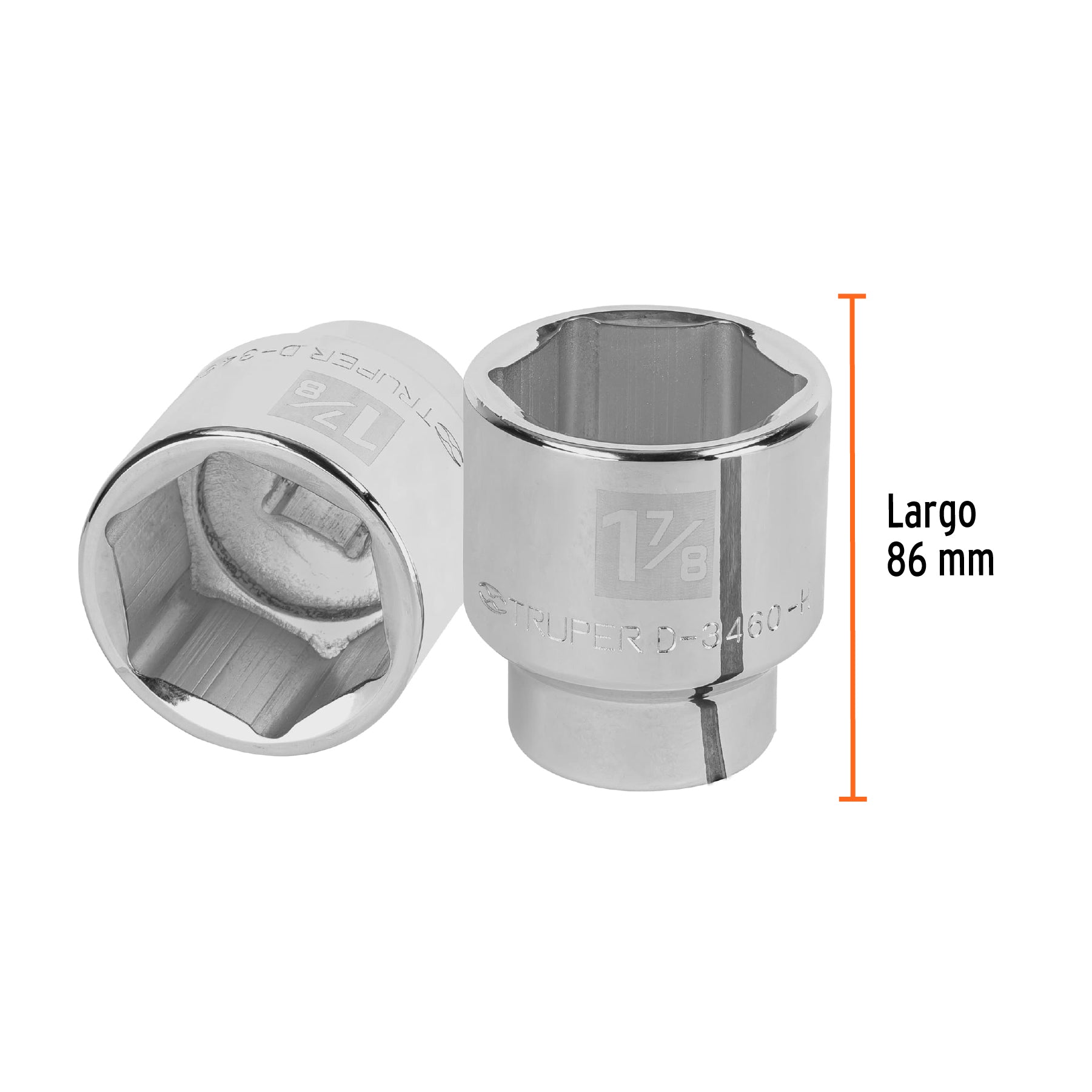 Dado de 6 puntas, cuadro 3/4" de 1-7/8"