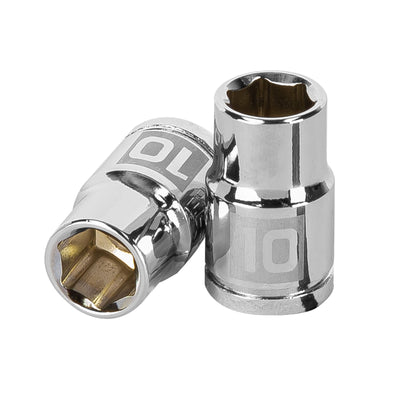 Dado de 6 puntas, cuadro 3/8", de 10mm