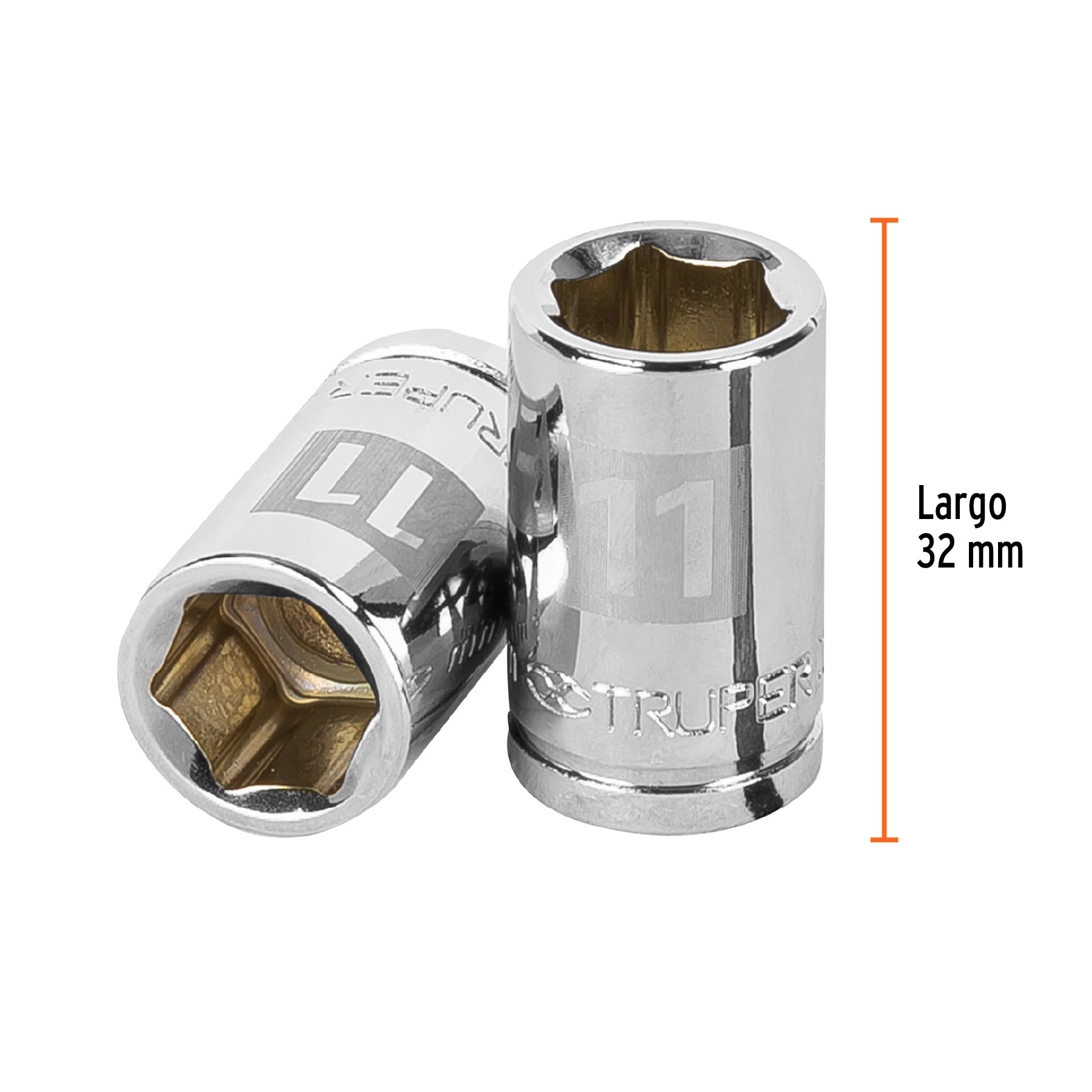Dado de 6 puntas, cuadro 3/8", de 11mm