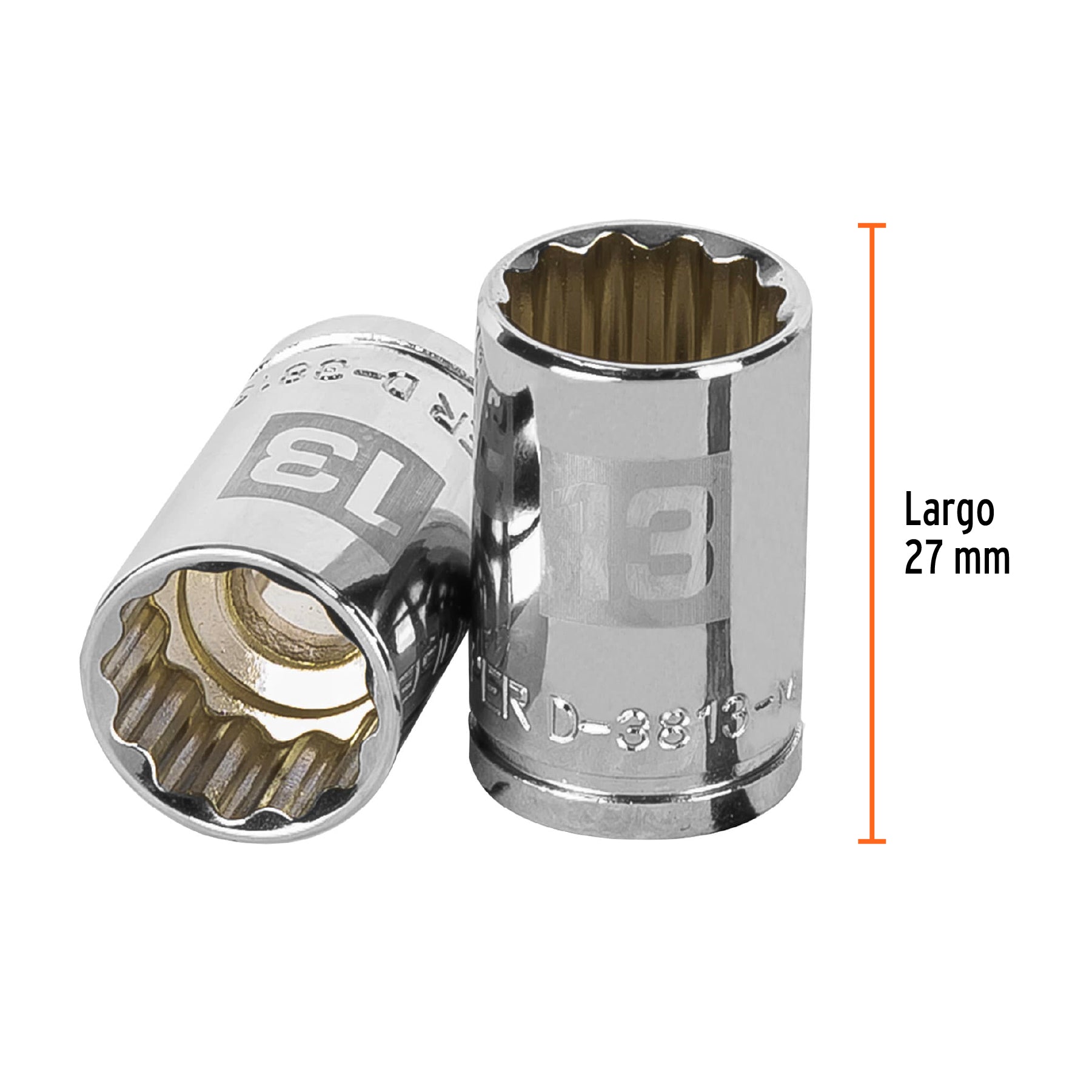 Dado de 12 puntas, cuadro 3/8" de 13mm