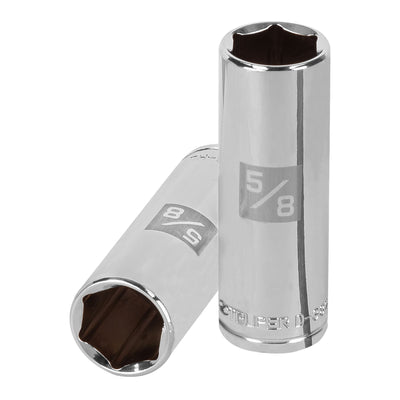 Dado de 6 puntas, largo, cuadro 3/8" de 5/8"