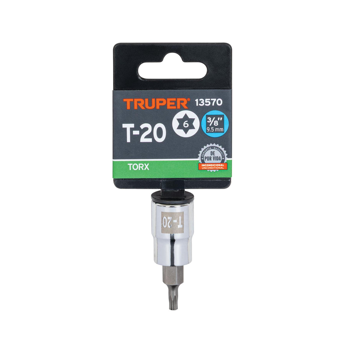 Dados punta torx, cuadro 3/8", t-20