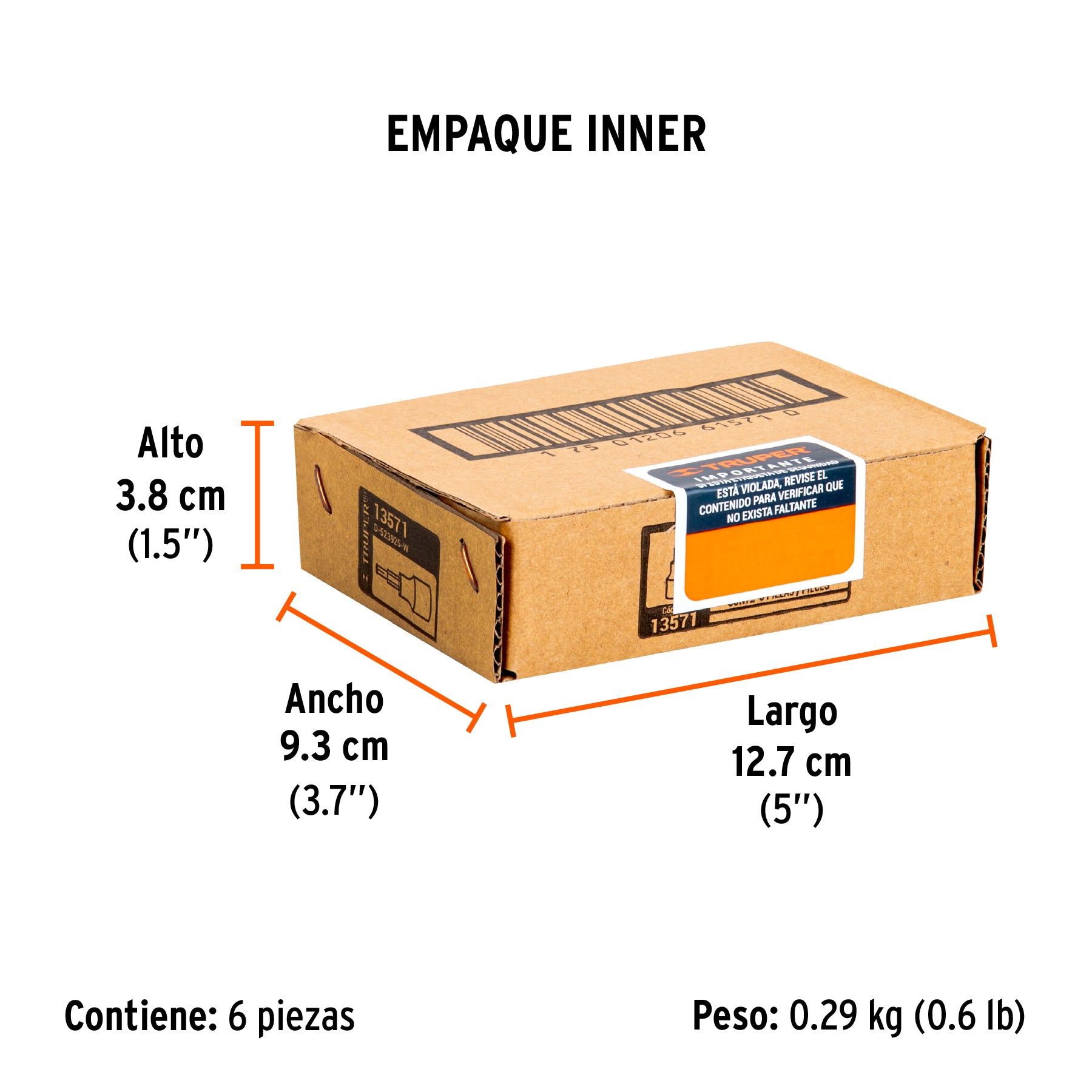 Dados punta torx, cuadro 3/8", t-25