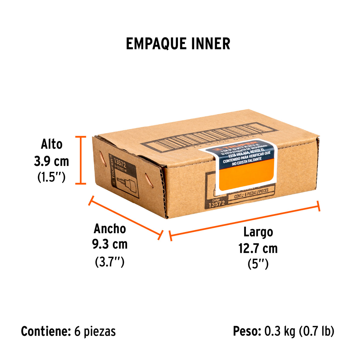 Dados punta torx, cuadro 3/8", t-27