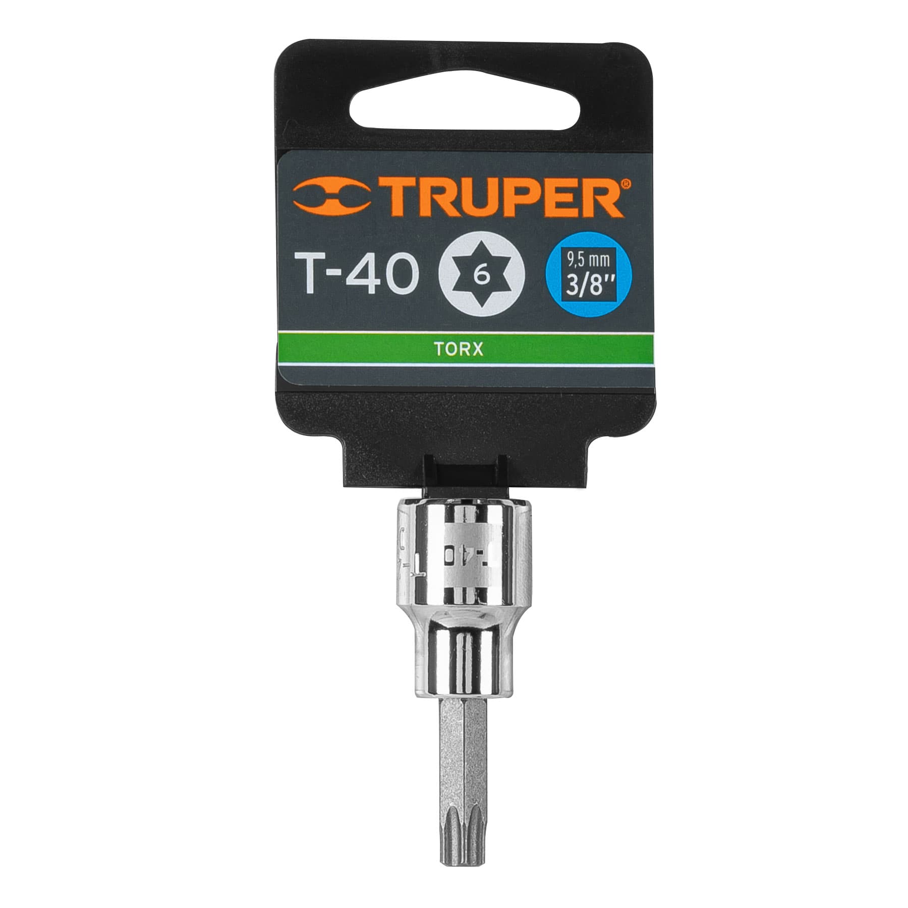 Dados punta torx, cuadro 3/8", t-40