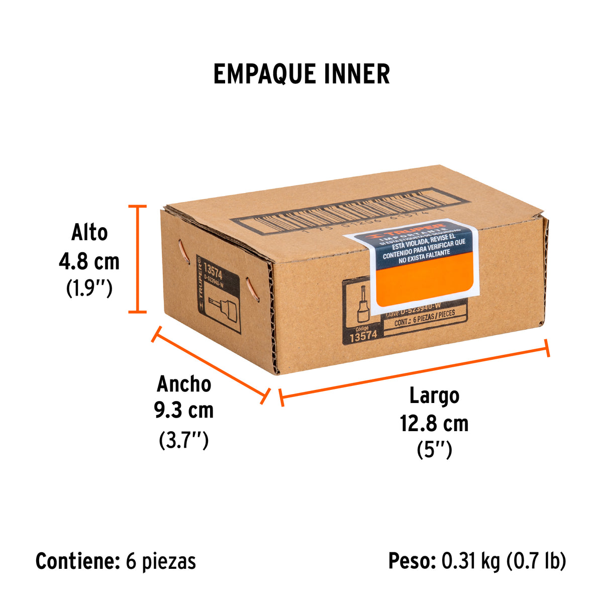 Dados punta torx, cuadro 3/8", t-40