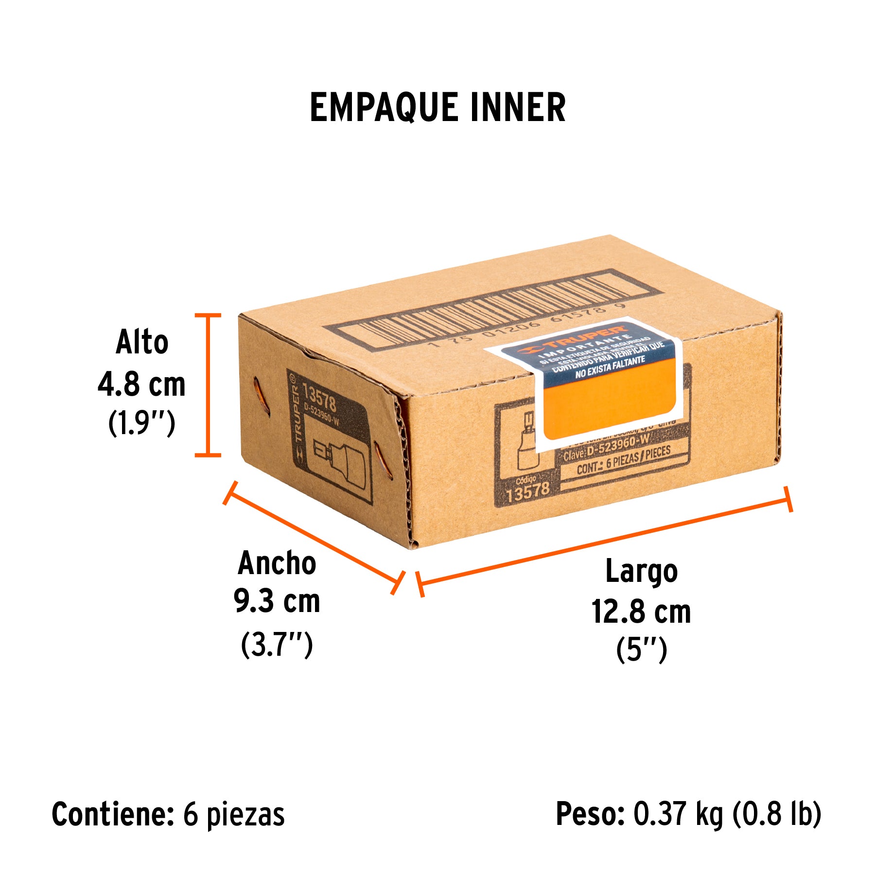 Dados punta torx, cuadro 3/8", t-60