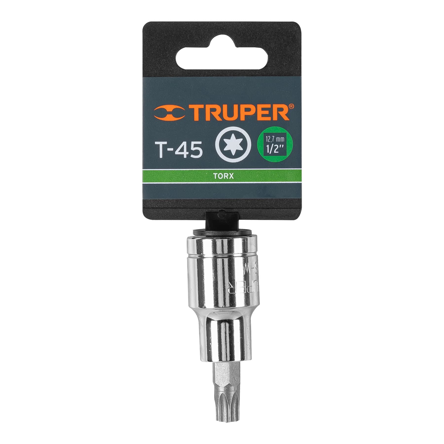 Dado punta torx, cuadro 1/2", t-45