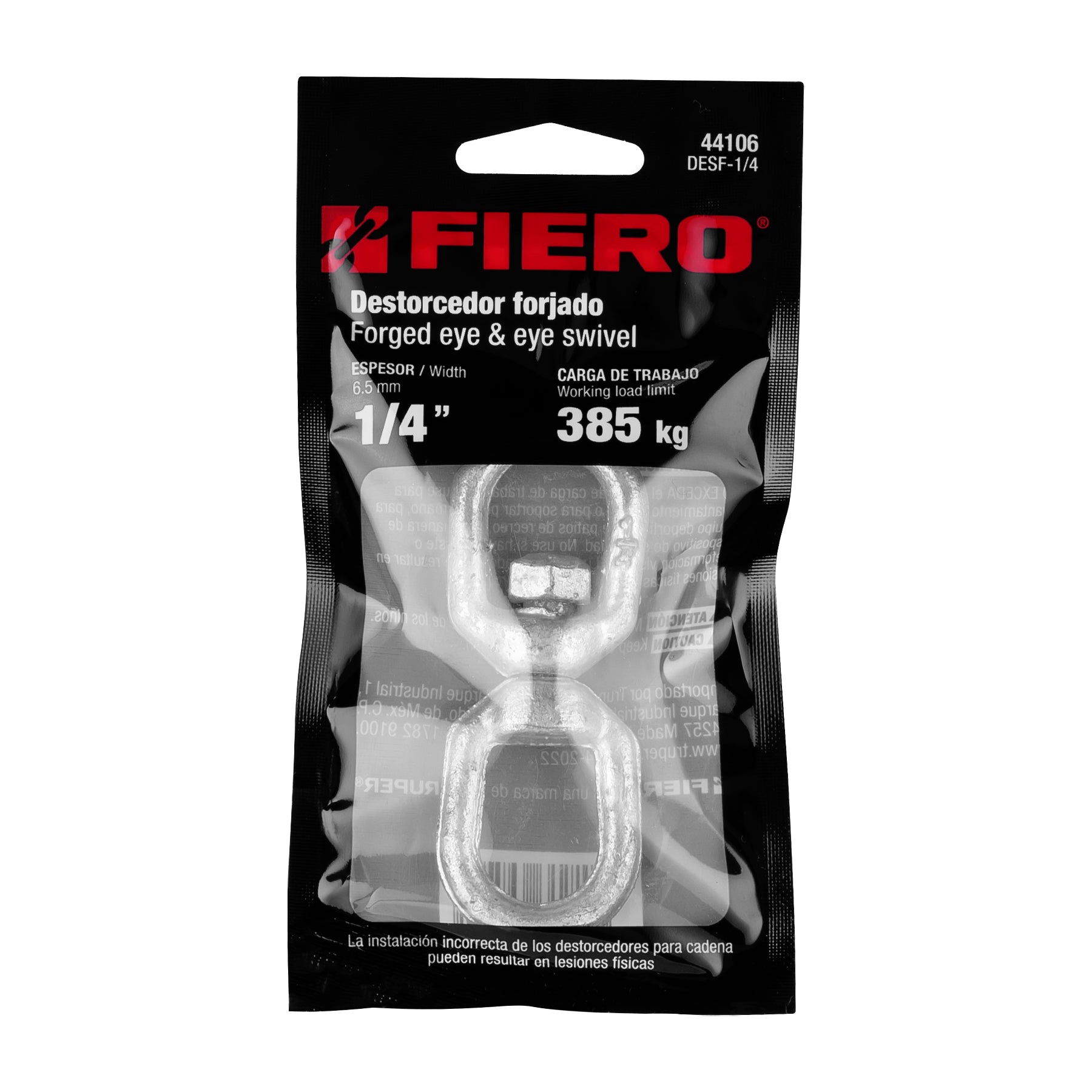 Destorcedor forjado de 1/4"