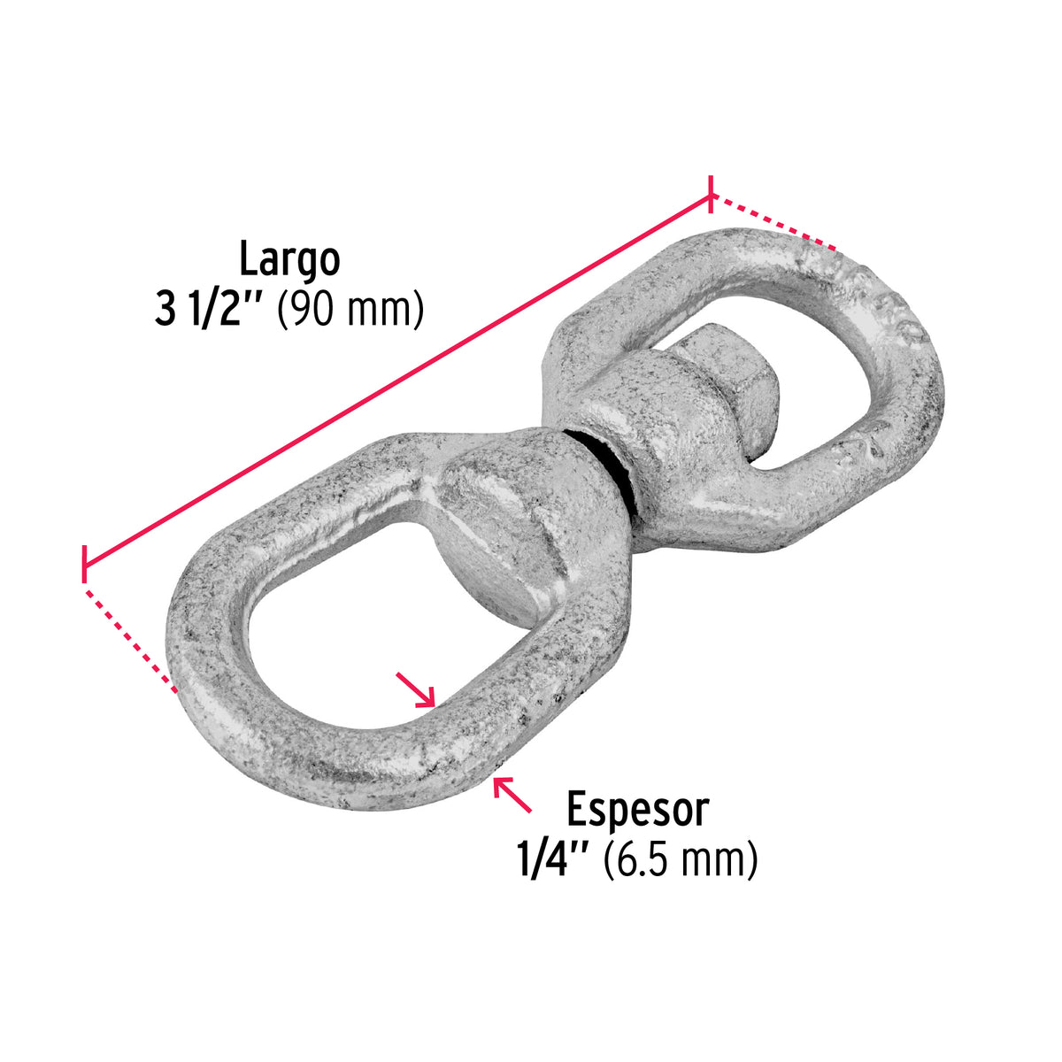 Destorcedor forjado de 1/4"