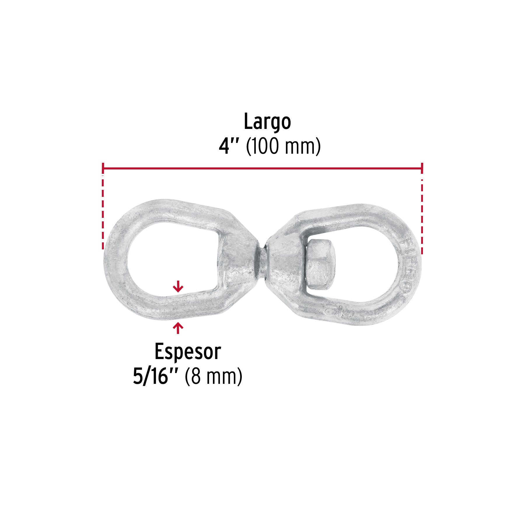 Destorcedor forjado de 5/16"