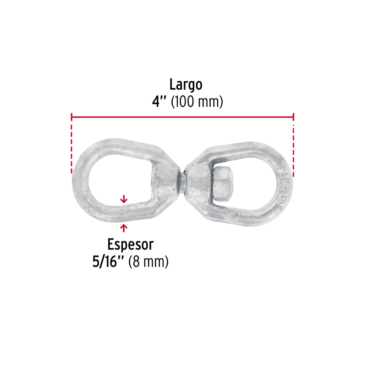 Destorcedor forjado de 5/16"