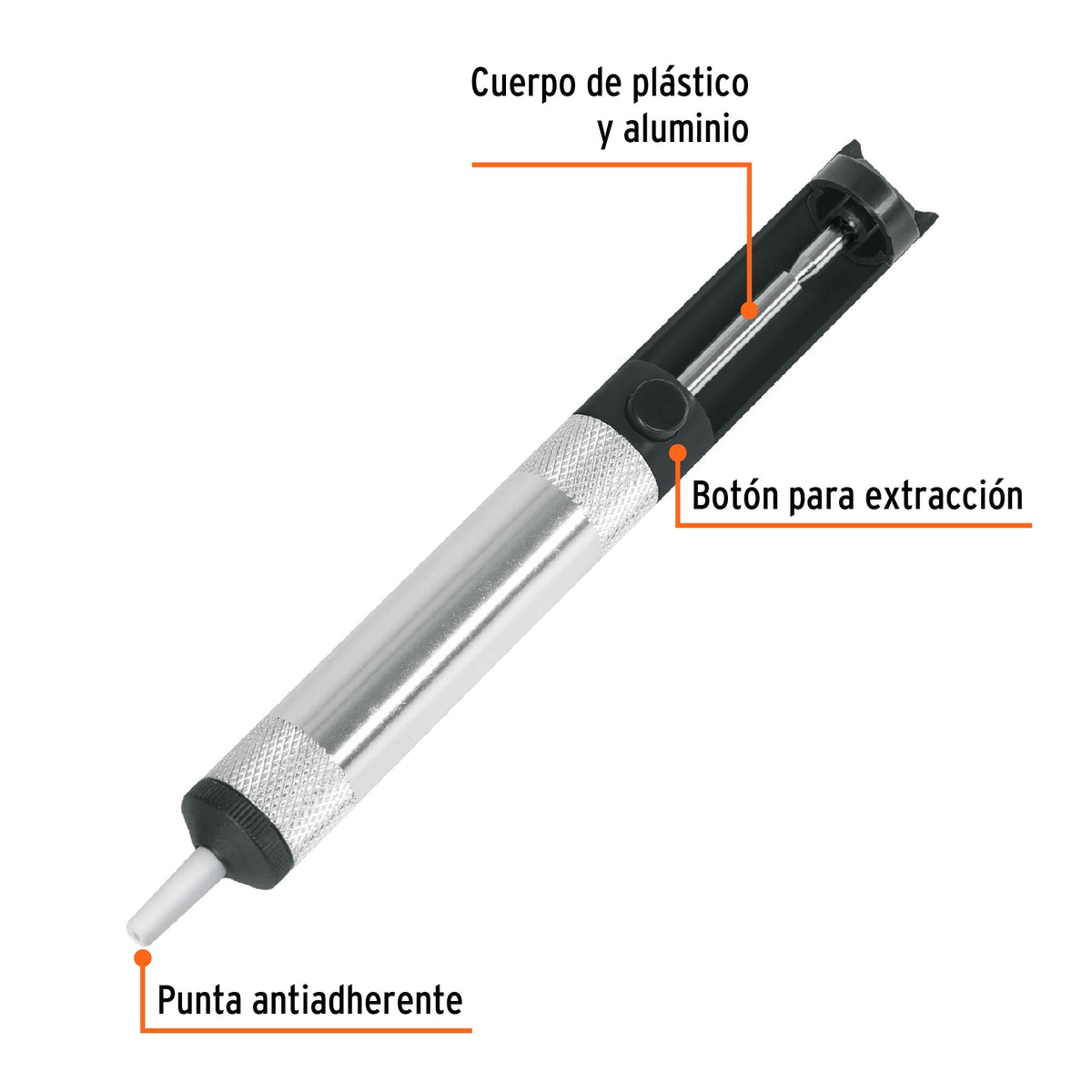 Desoldador de succión de 8"