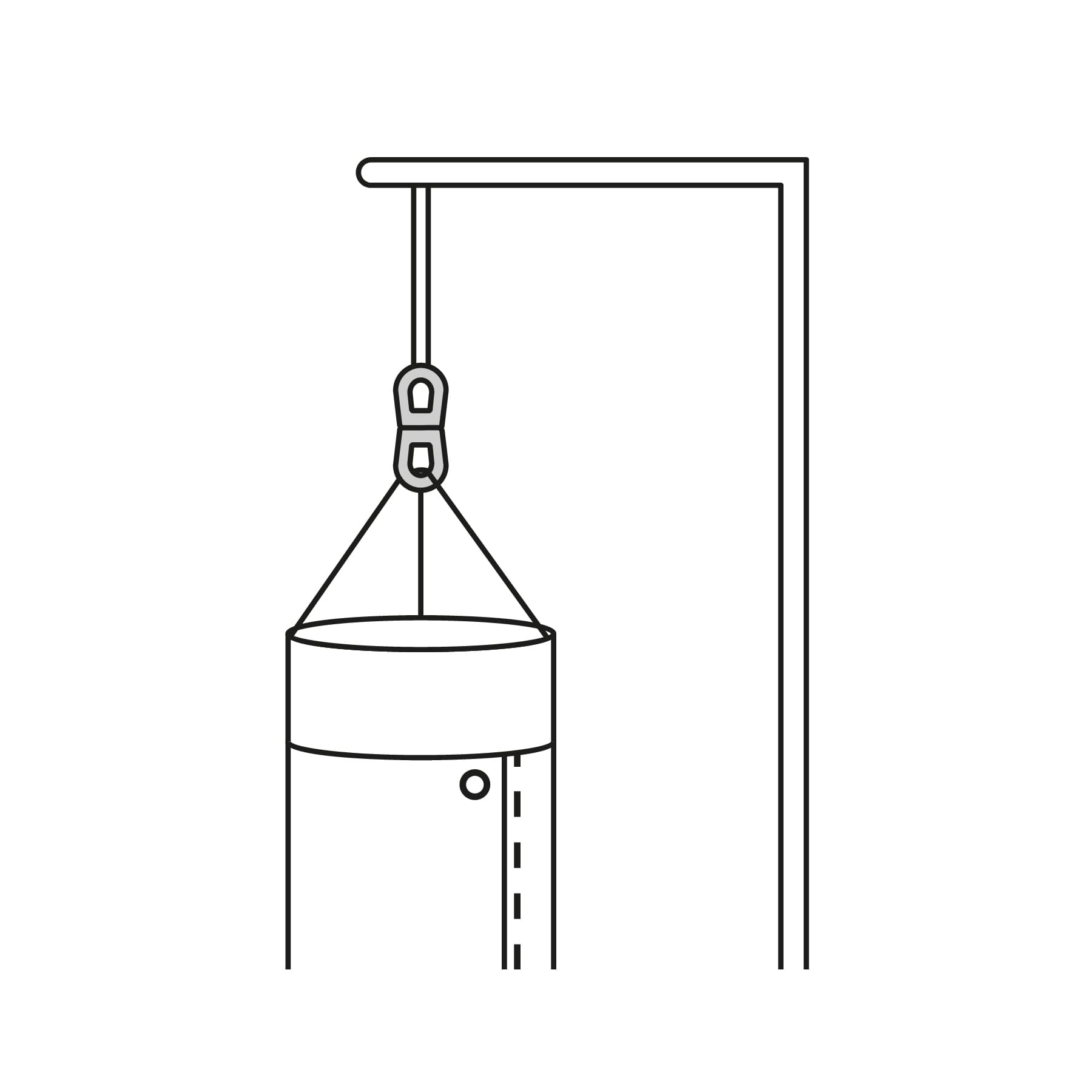 Destorcedor de zinc, para cable de 1/8"