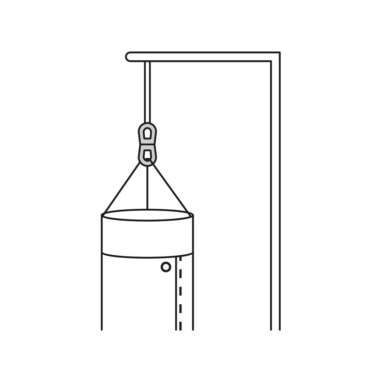 Destorcedor de zinc, para cable de 5/16"