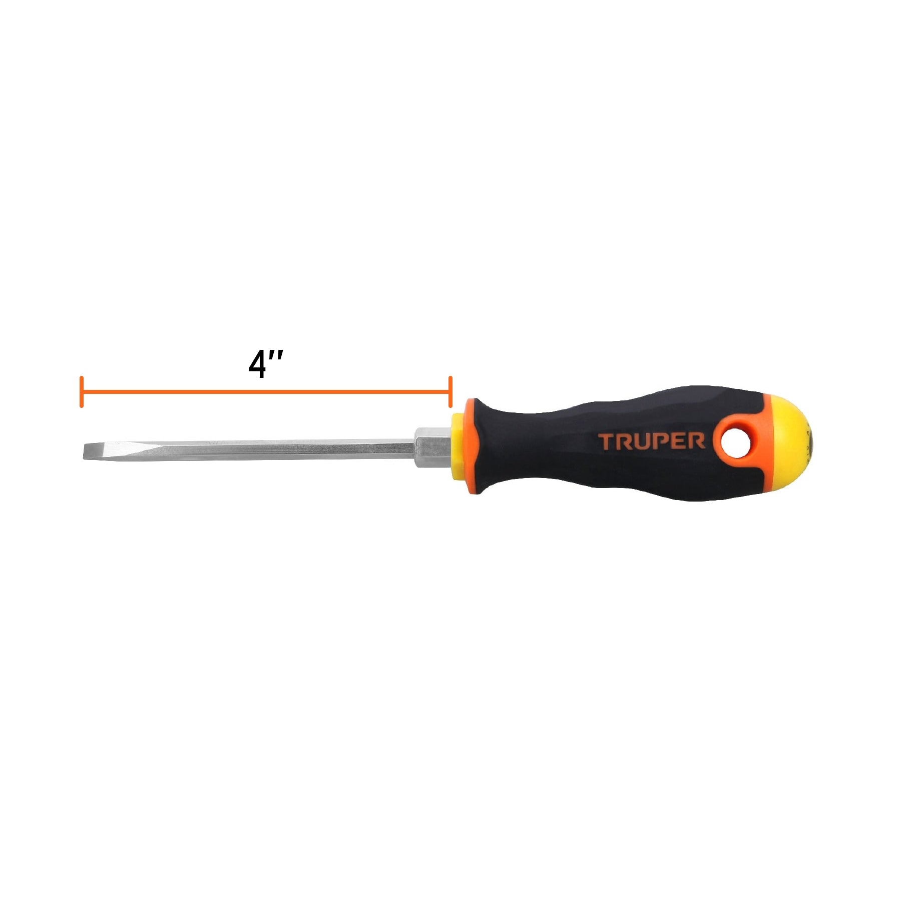 Desarmador cabinet 3/16x4" mango comfort grip