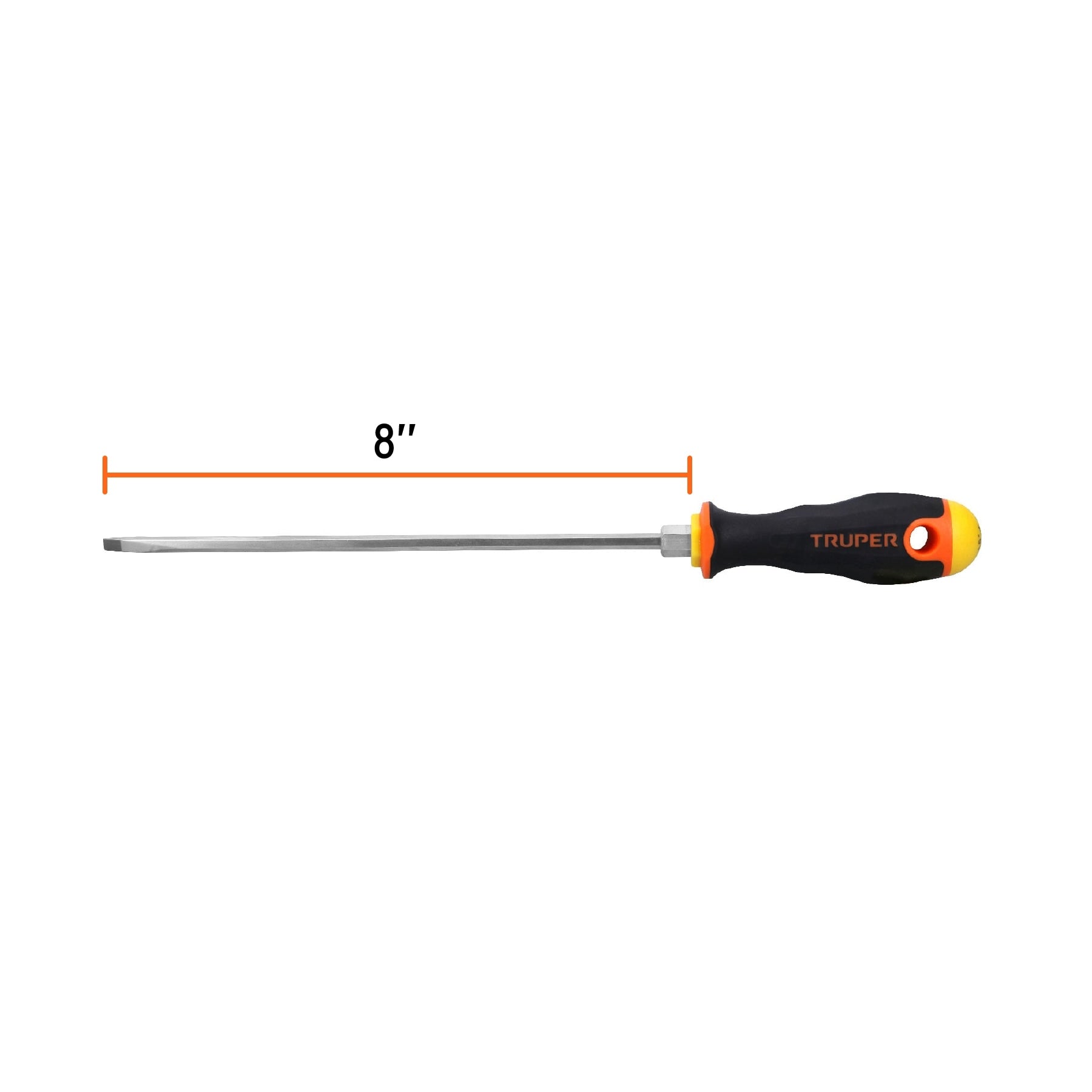 Desarmador cabinet 3/16x8" mango comfort grip