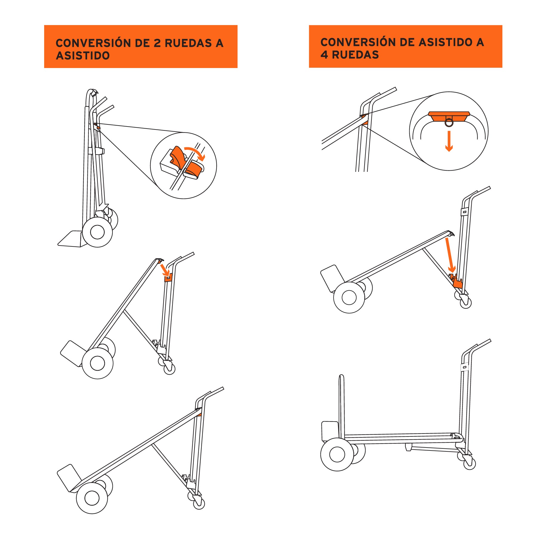 Diablo convertible de aluminio 3 en 1