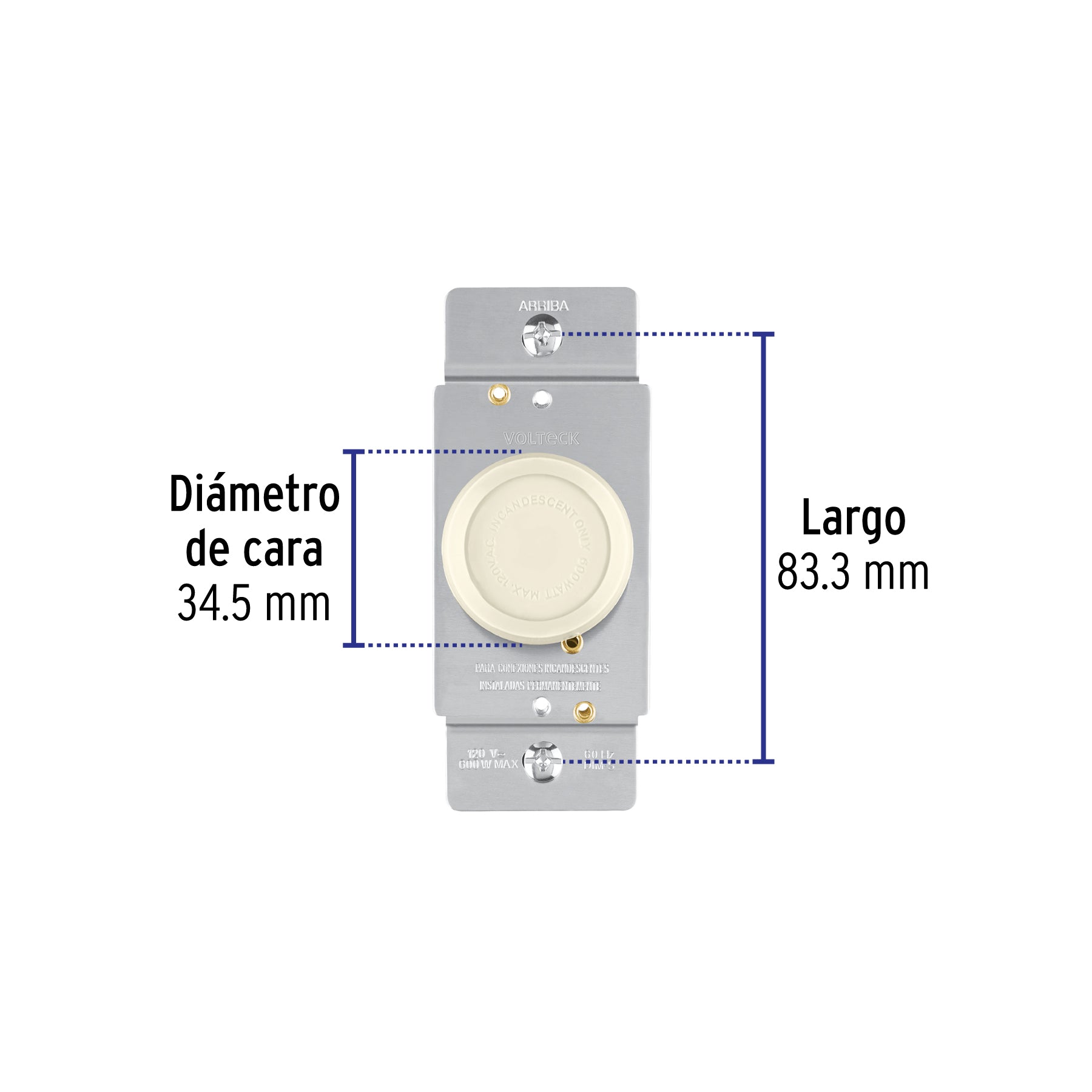 Atenuador de luz rotativo, línea Standard