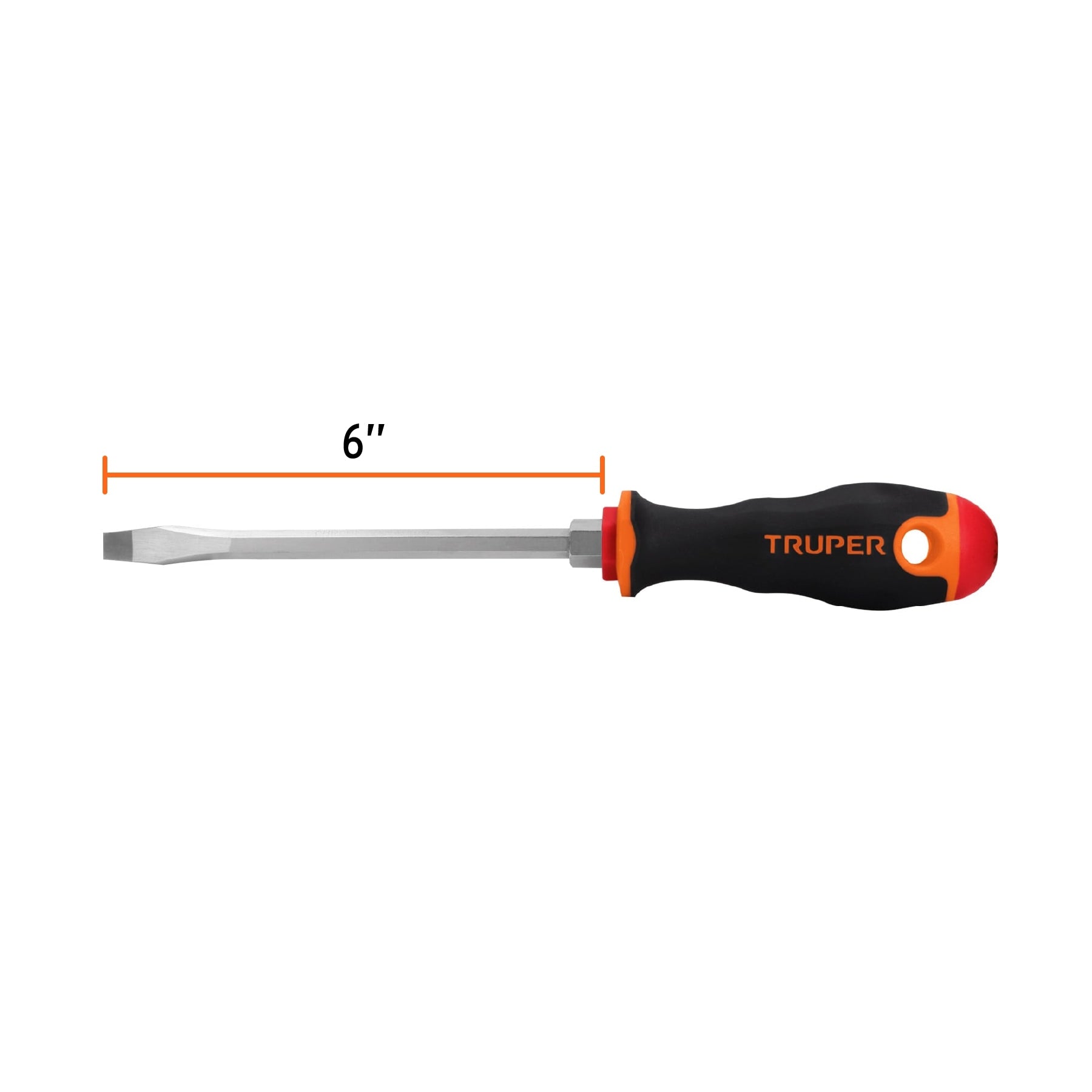 Desarmador plano 5/16x6" mango comfort grip