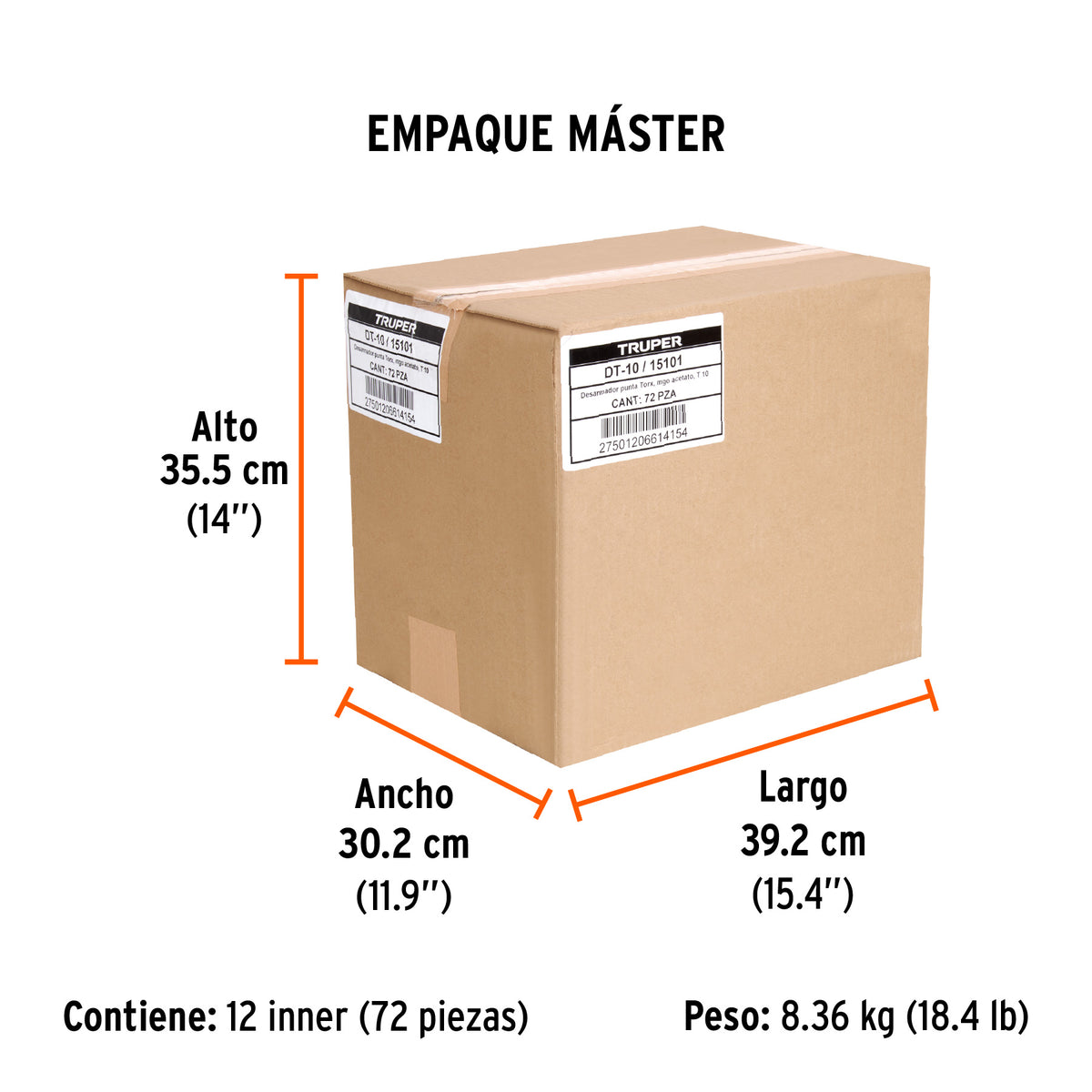 Desarmador punta Torx T 10 mango de acetato