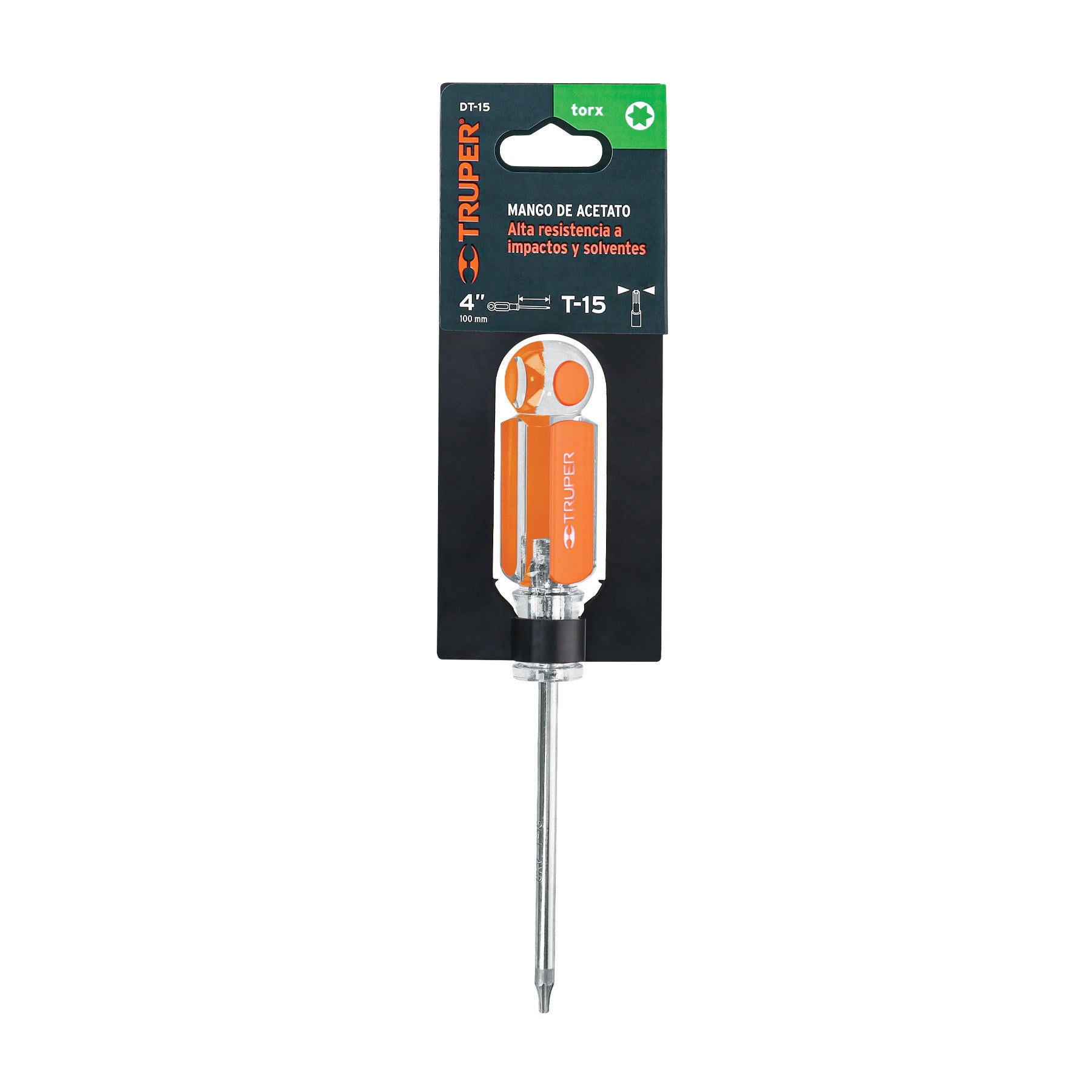 Desarmador punta Torx T 15 mango de acetato
