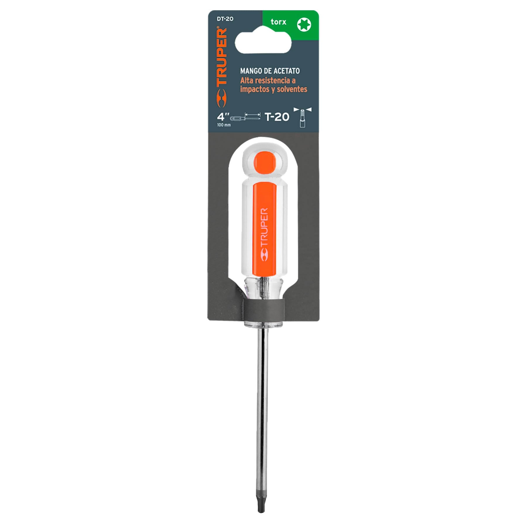 Desarmador punta Torx T 20 mango de acetato