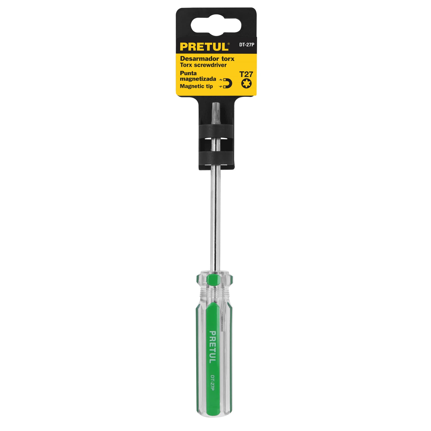 Desarmador punta Torx T 27 mango de PVC Pretul