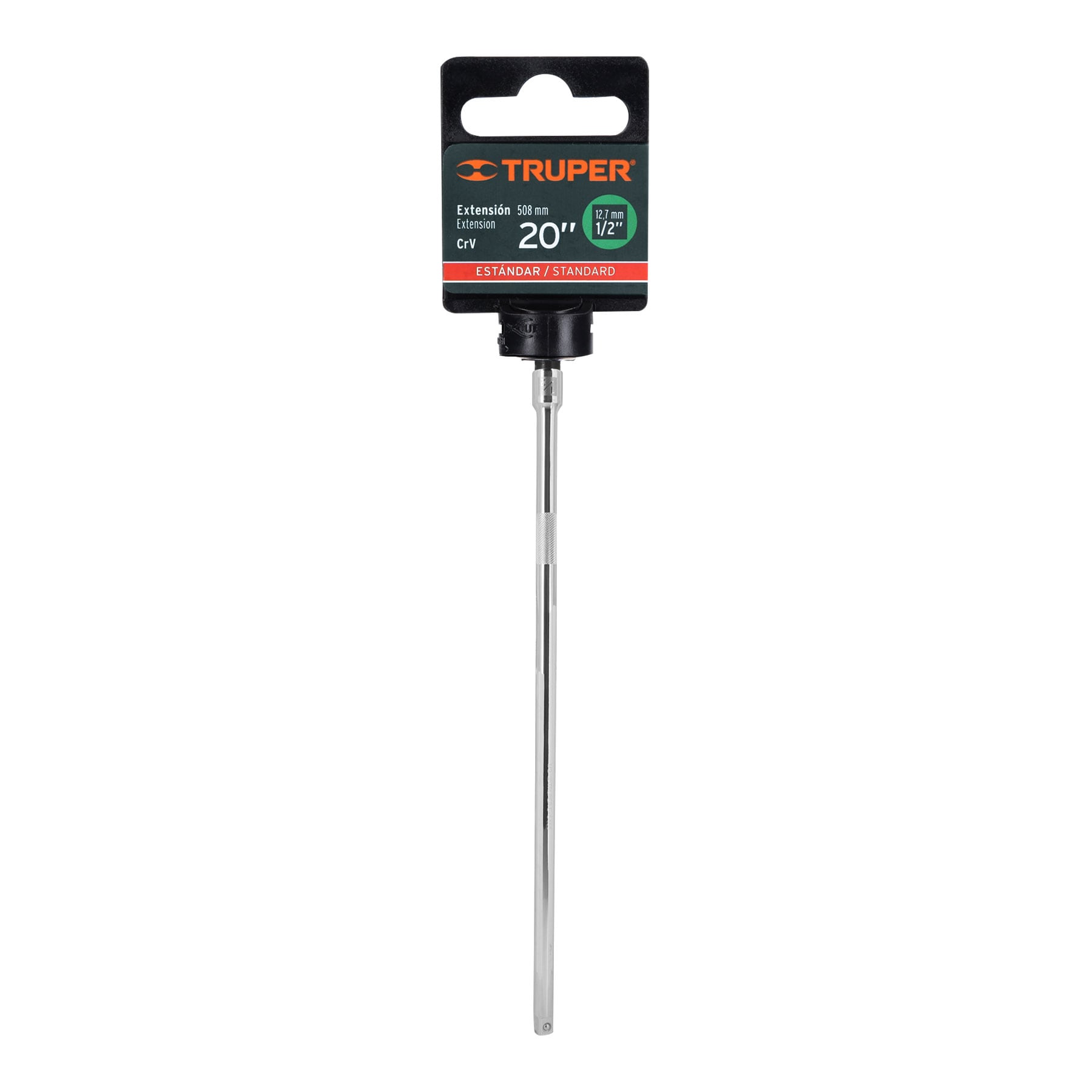 Extensión de 20" para matraca para dados cuadro 1/2"