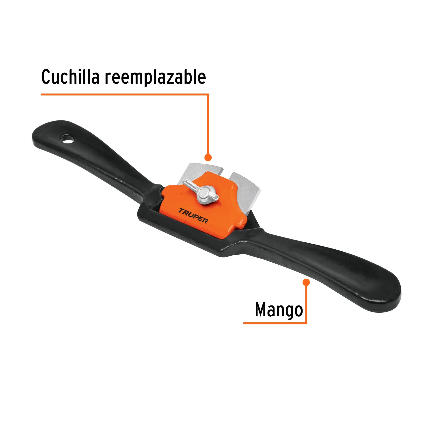 Escochebre para carpintero cuchilla recta de 9"