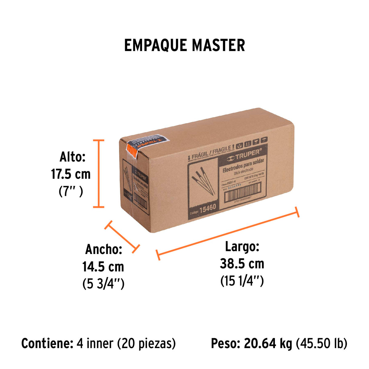Electrodo 6011 de 1/8", bolsa de 1 kg
