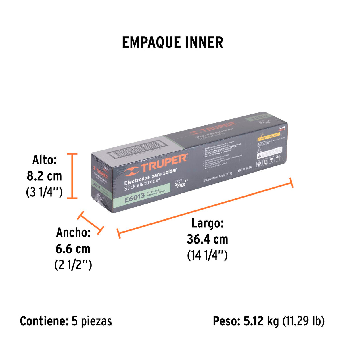 Electrodo 6013 de 3/32", bolsa de 1 kg
