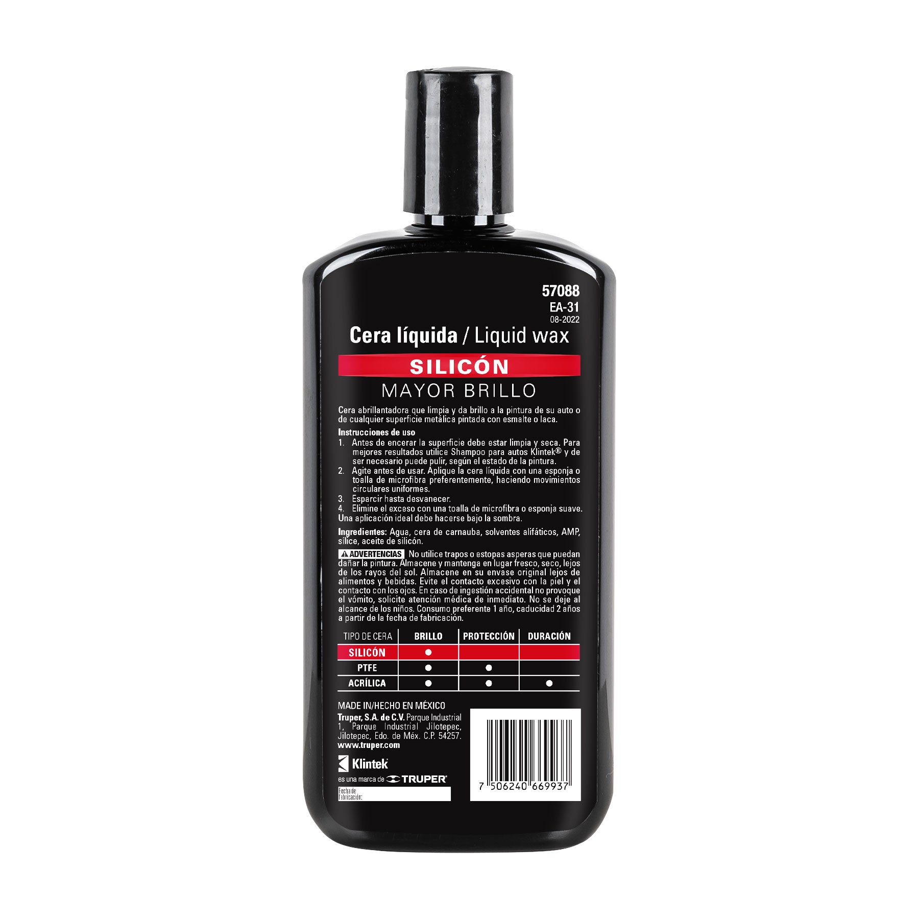 Cera líquida Silicón