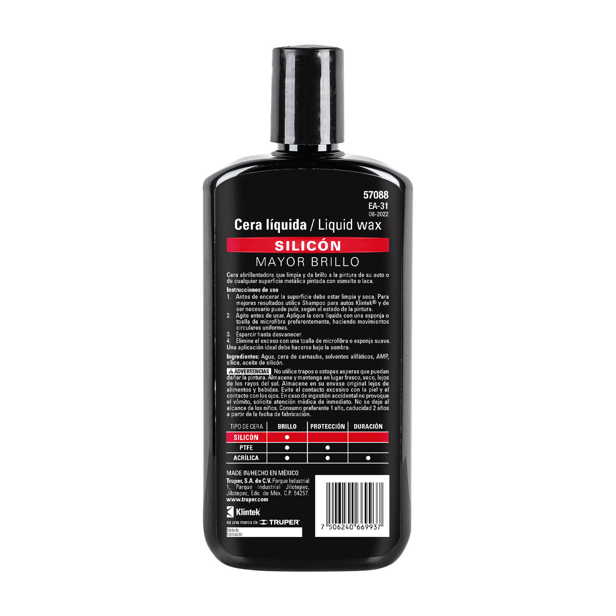 Cera líquida Silicón