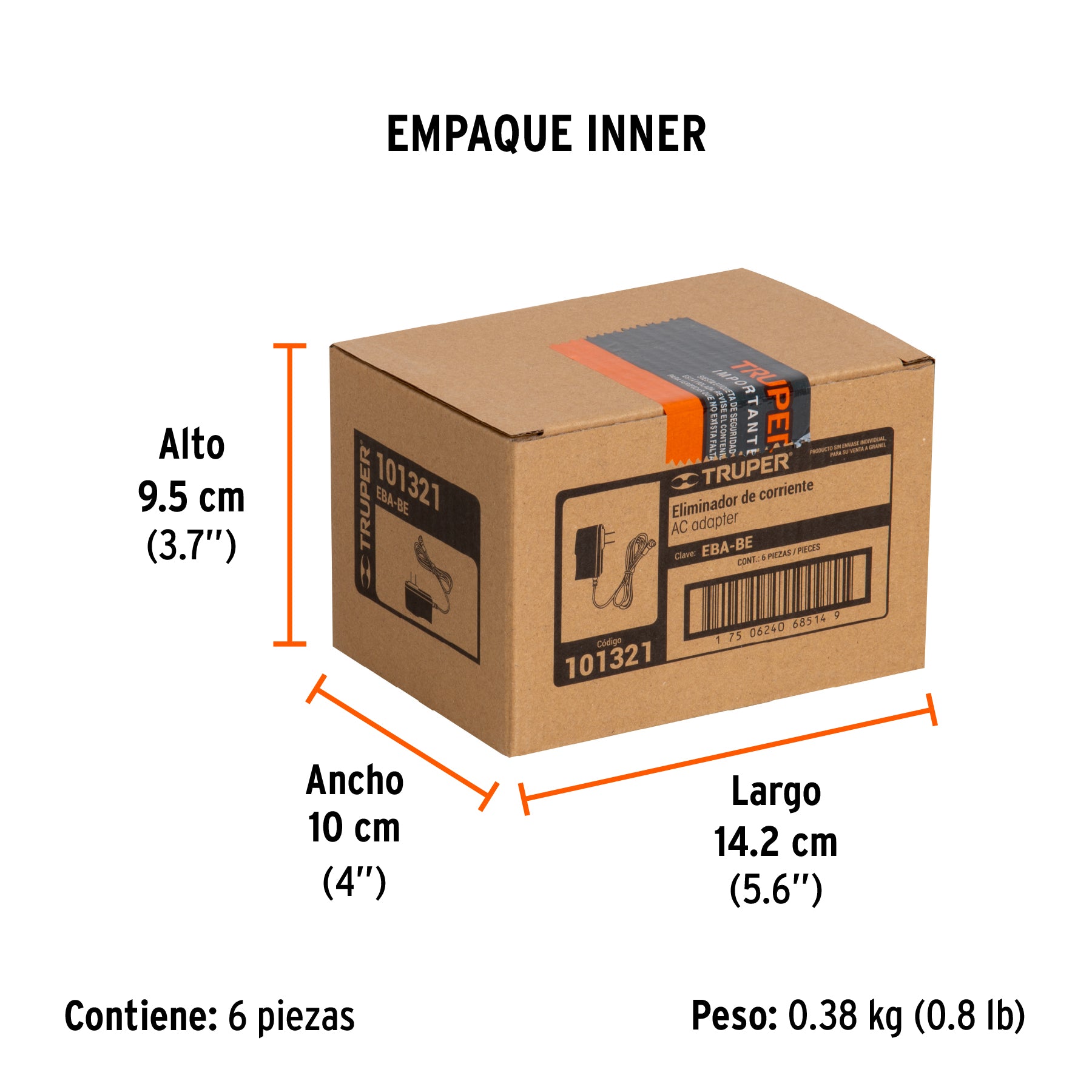 Eliminador de baterías para báscula electrónica