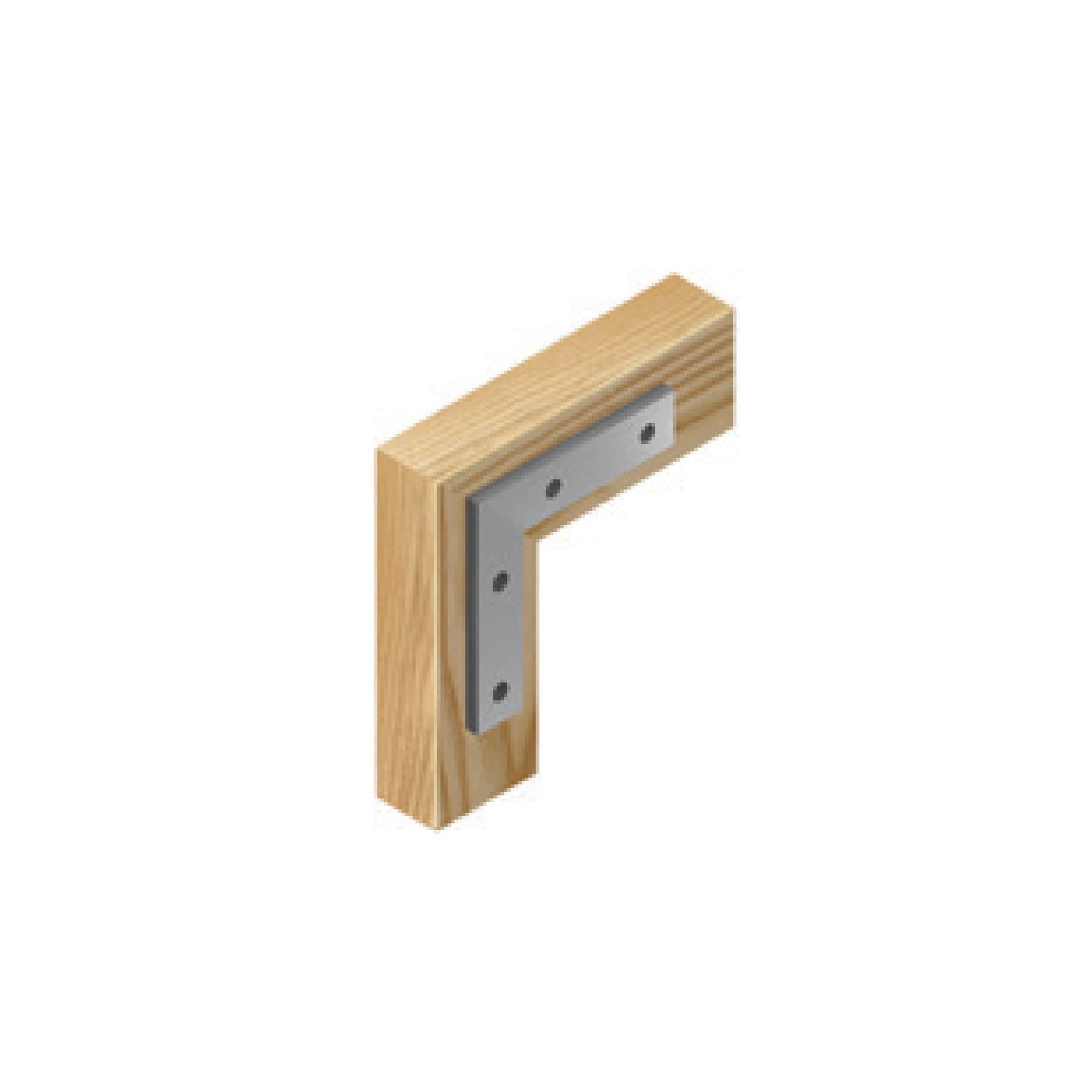 Escuadra cantonera, 1-1/2" x 1-1/2"