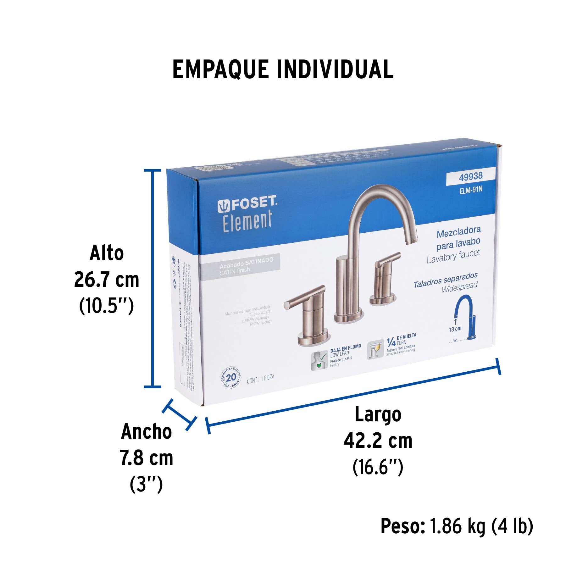 Mezcladora de taladros separados, satín, Element