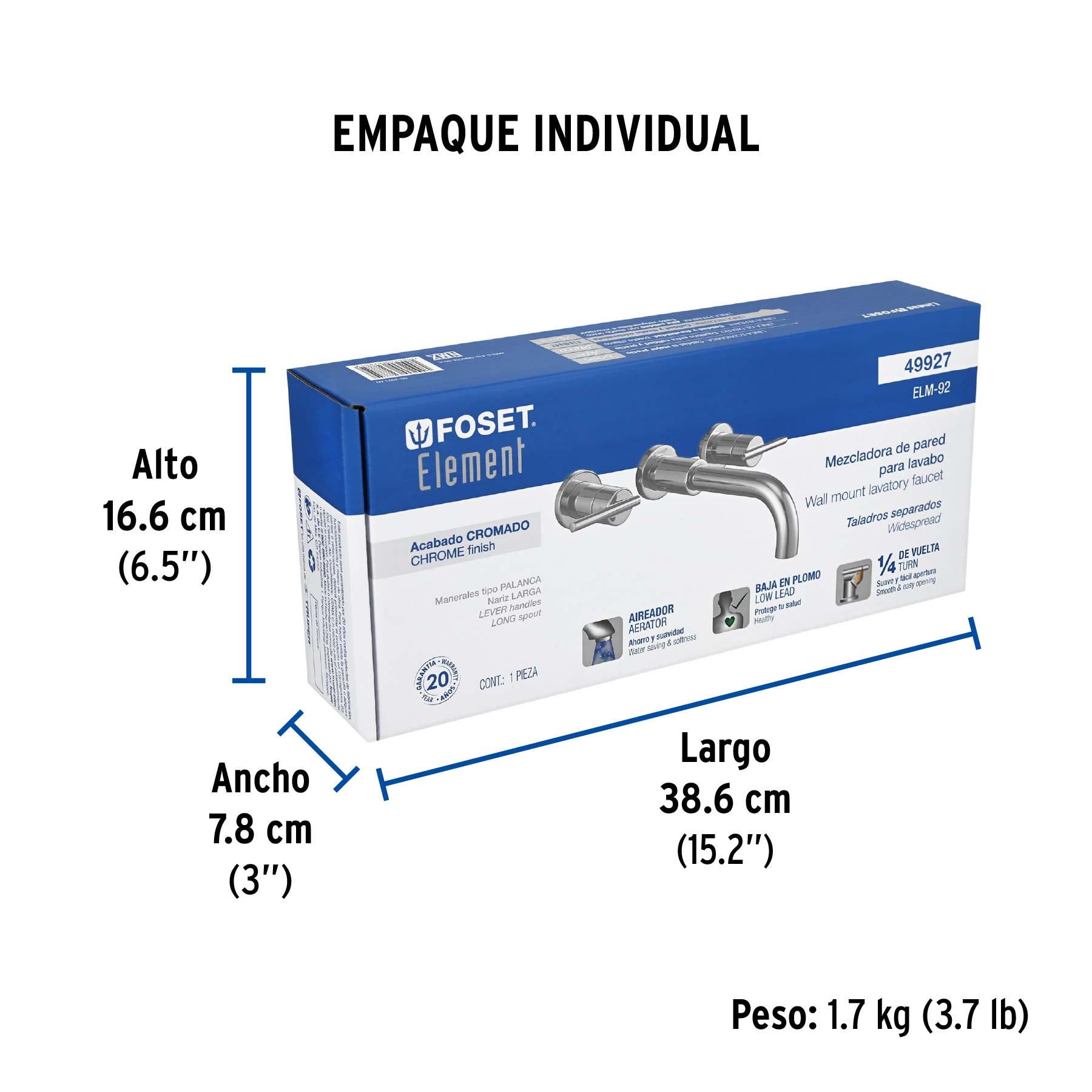 Mezcladora de 8", a la pared, Element