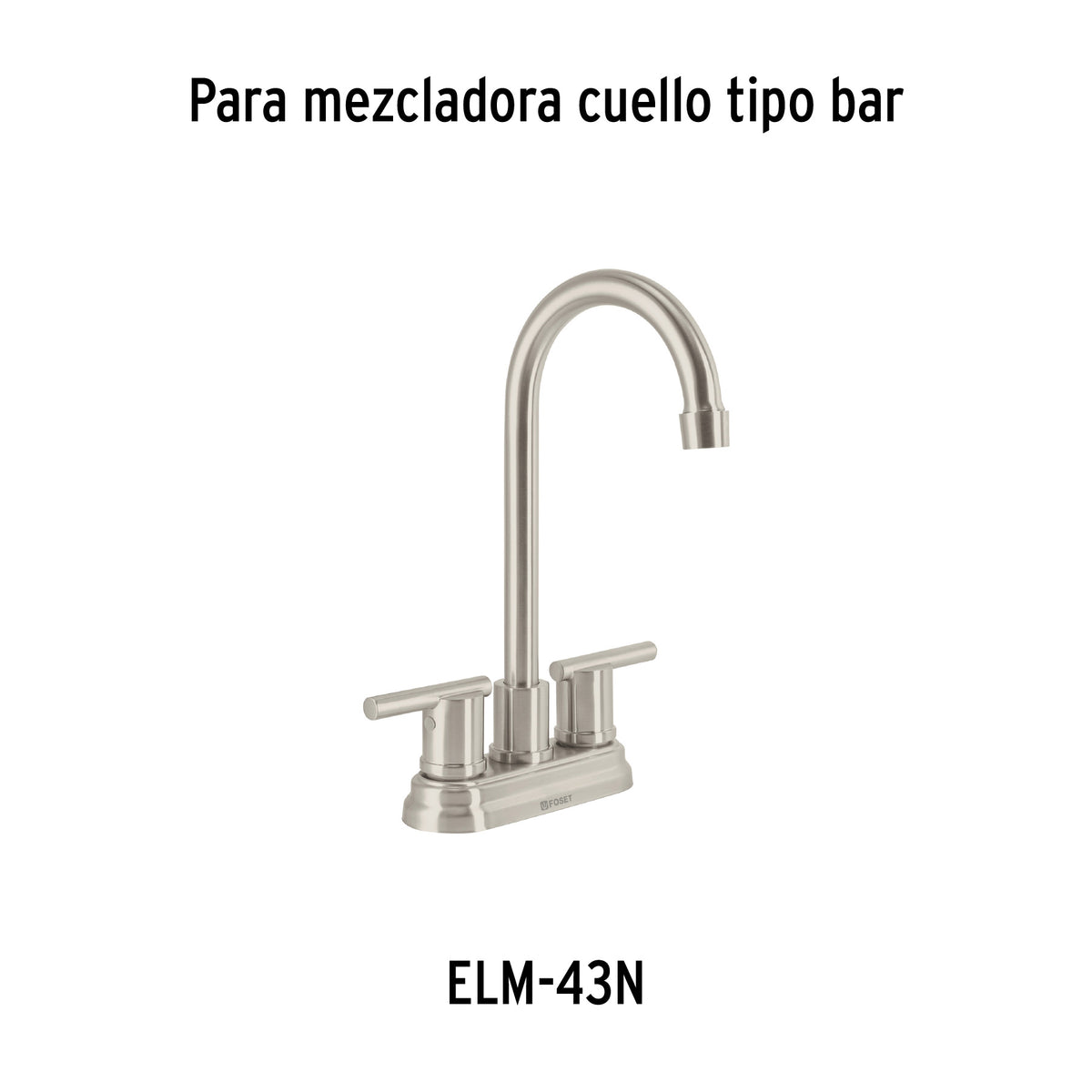 Juego de 2 manerales para lavabo y fregadero, satín, Element