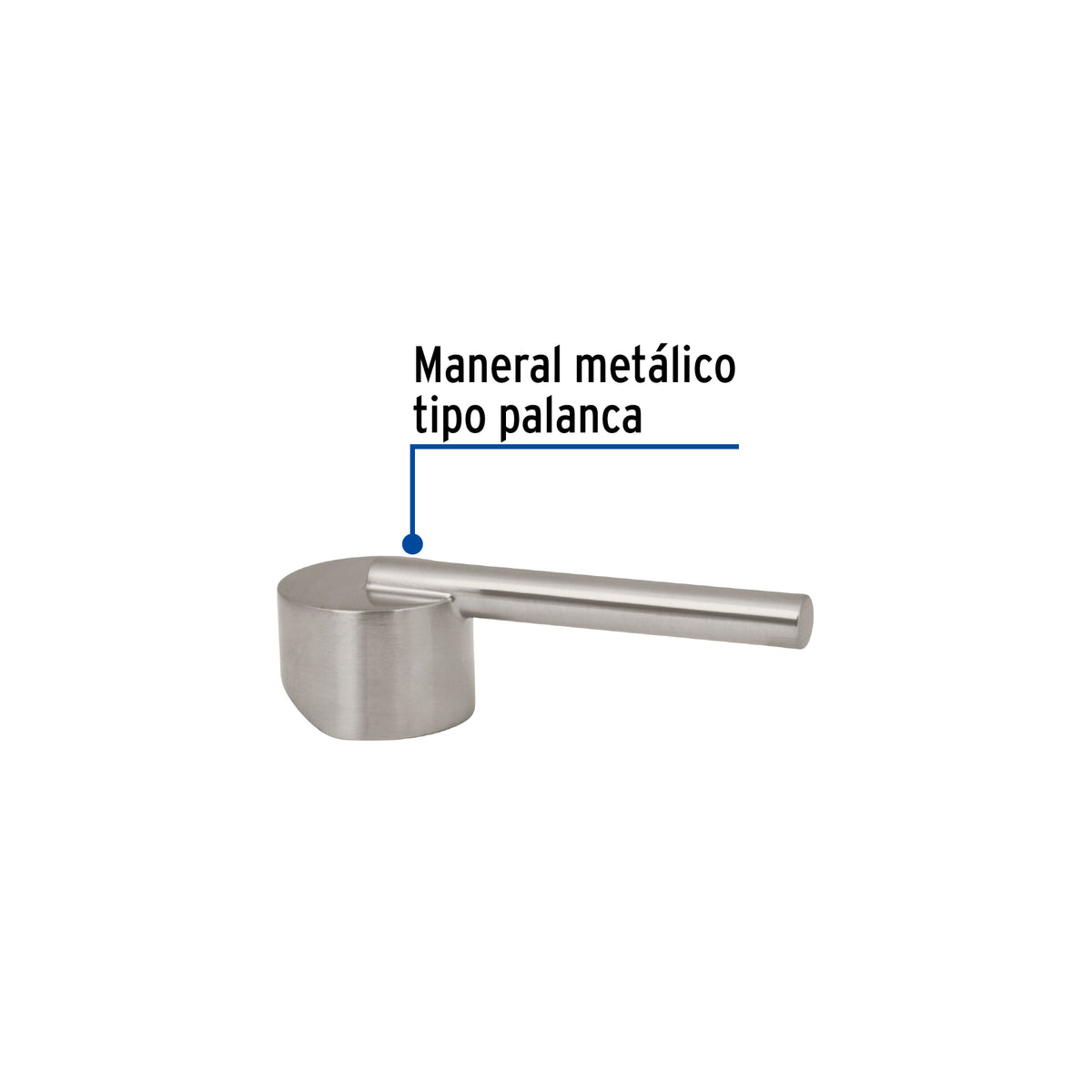Maneral monomando para lavabo, satín, Element
