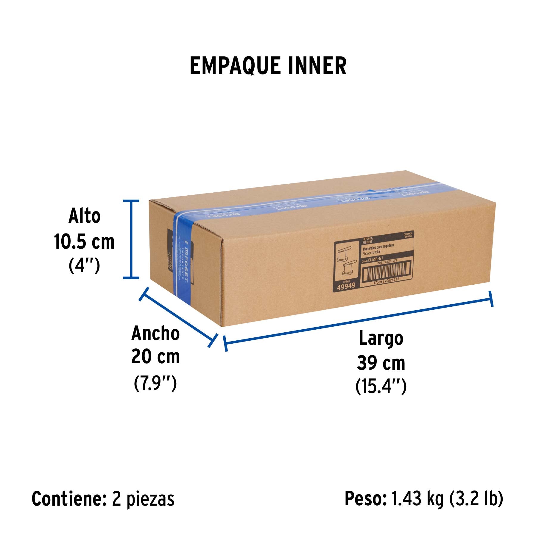 Manerales para regadera, Element