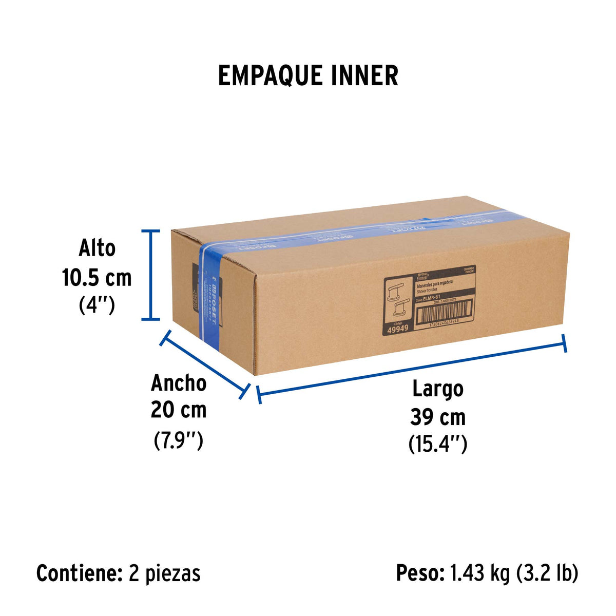 Manerales para regadera, Element