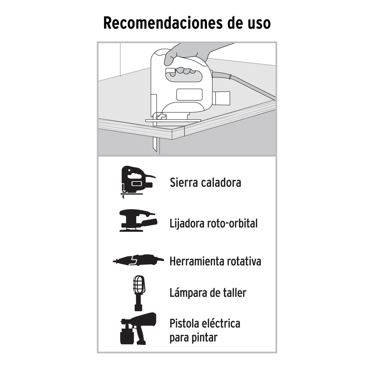 Extensión eléctrica uso rudo 10 m 2x16 AWG para 1 clavija