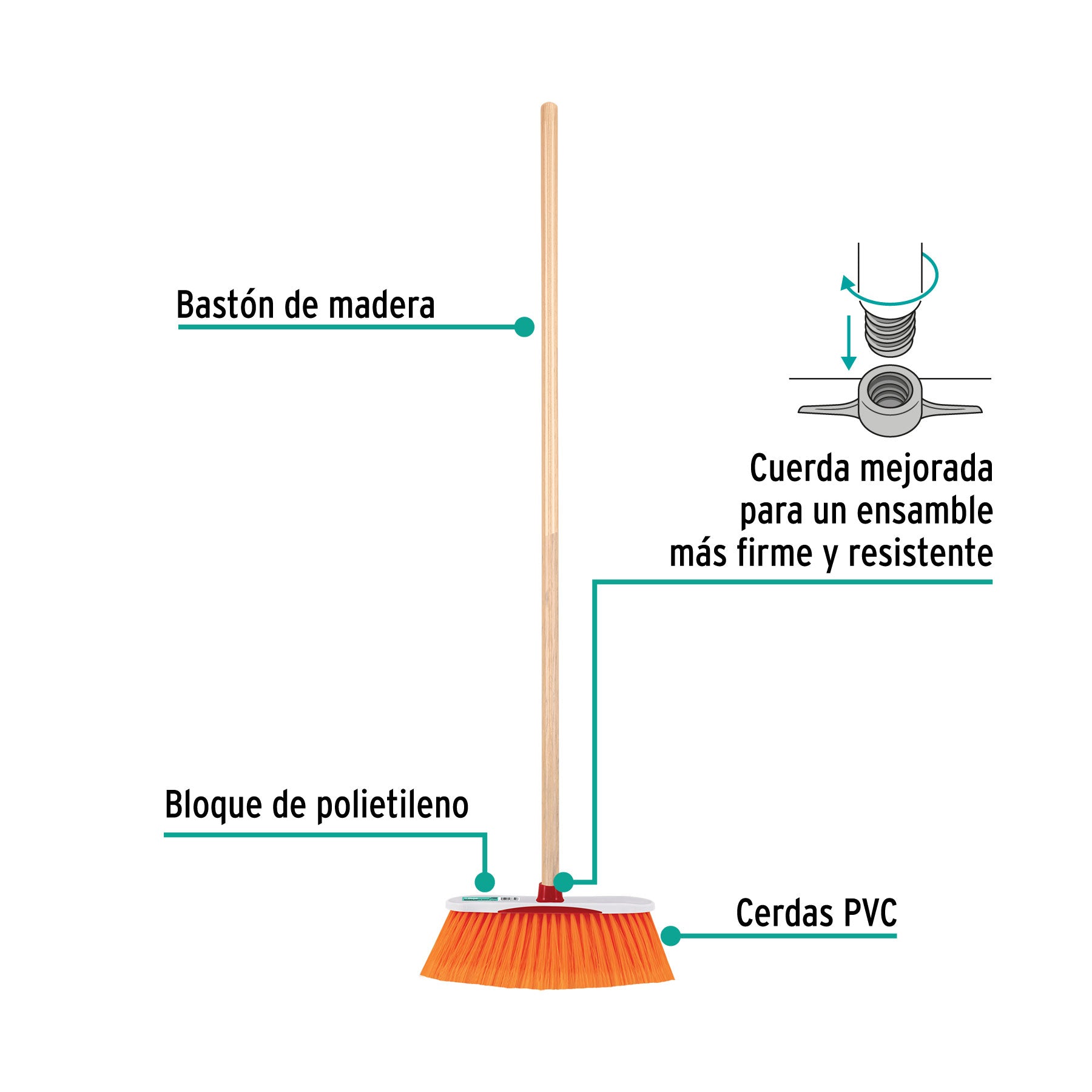 Escoba extra suave