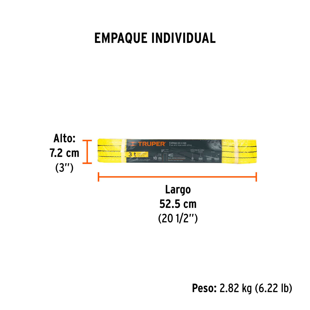 Eslinga de 3" x 10m